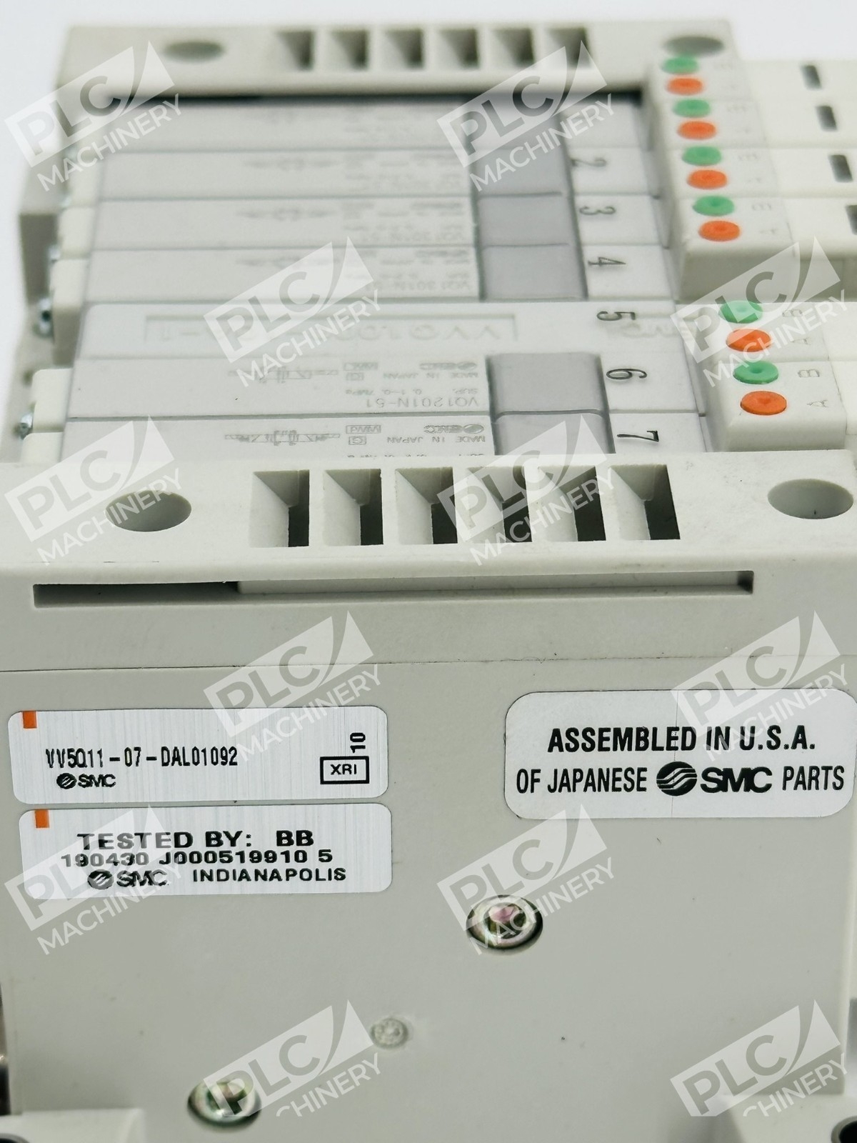 SMC VV5Q11-07-DAL01092 Solenoid Valve Manifold Block - Image 9