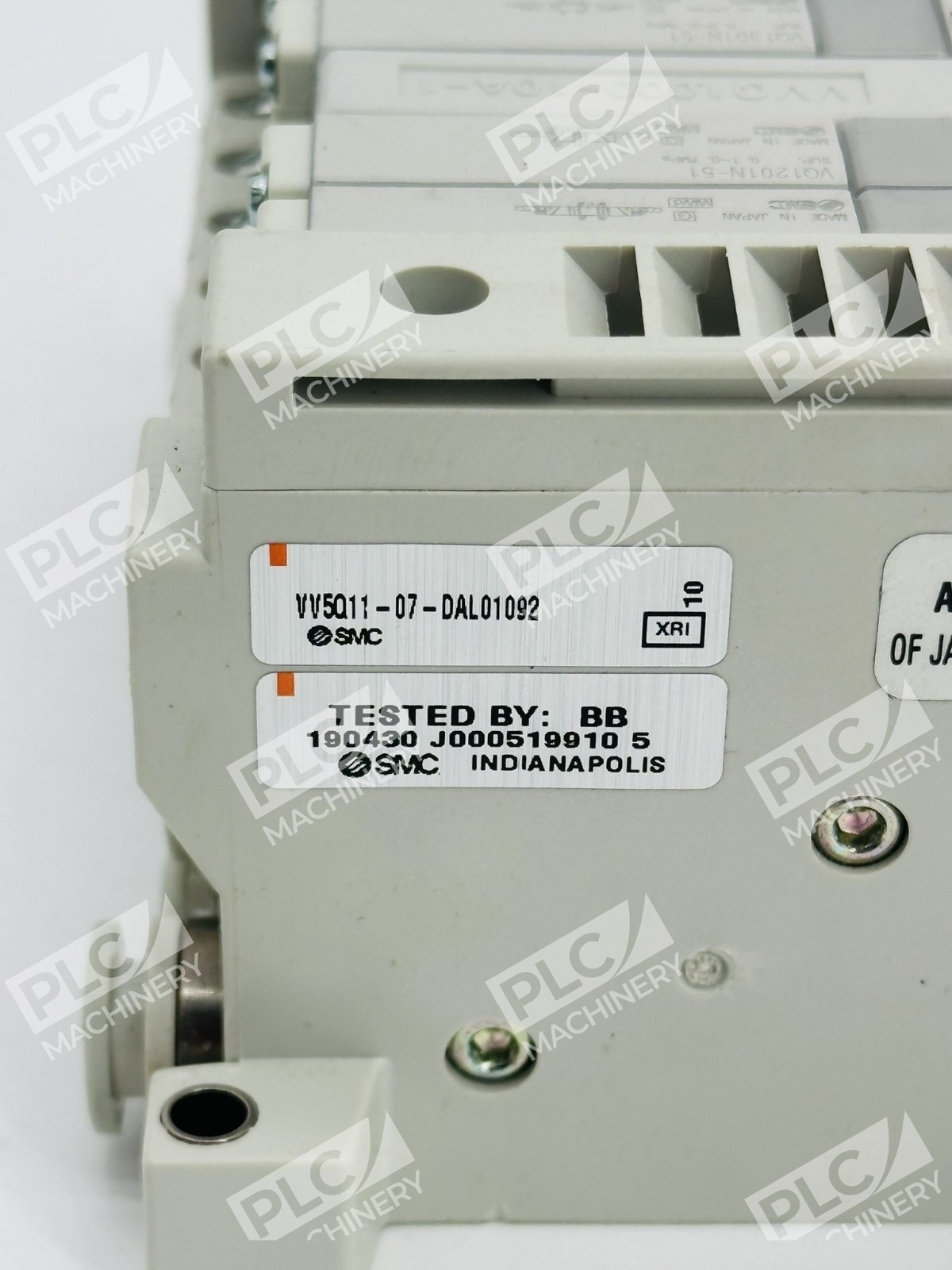 SMC VV5Q11-07-DAL01092 Solenoid Valve Manifold Block - Image 10
