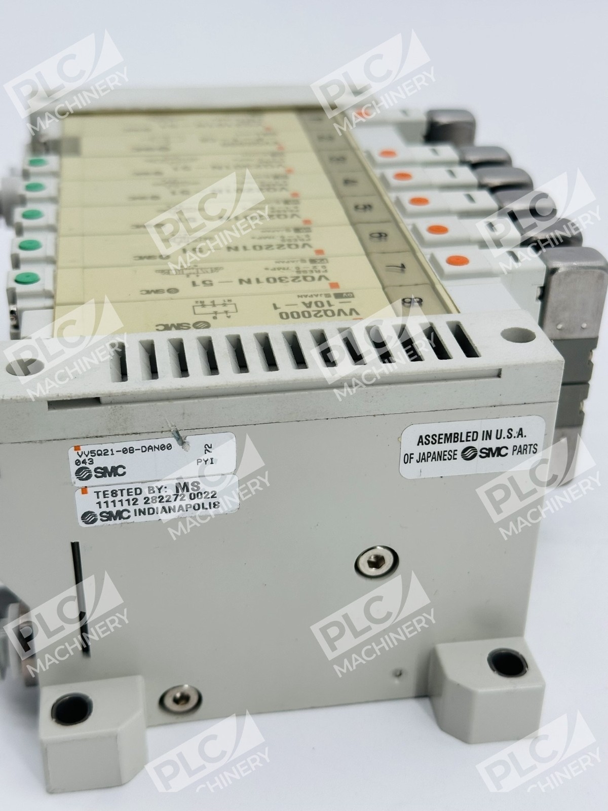 SMC VV5Q21-08-DAN00 Solenoid Valve Manifold Block - Image 9