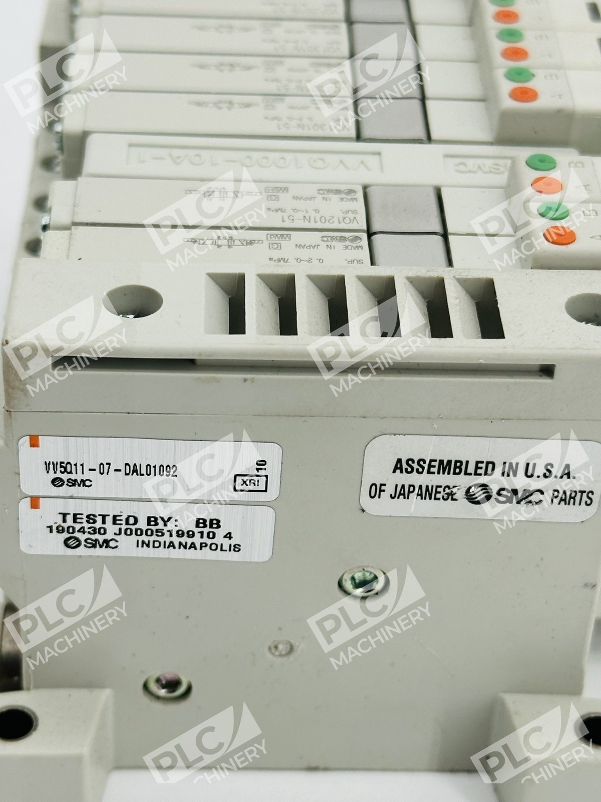SMC VV5Q11-07-DAL01092 Solenoid Valve Manifold Block - Image 7