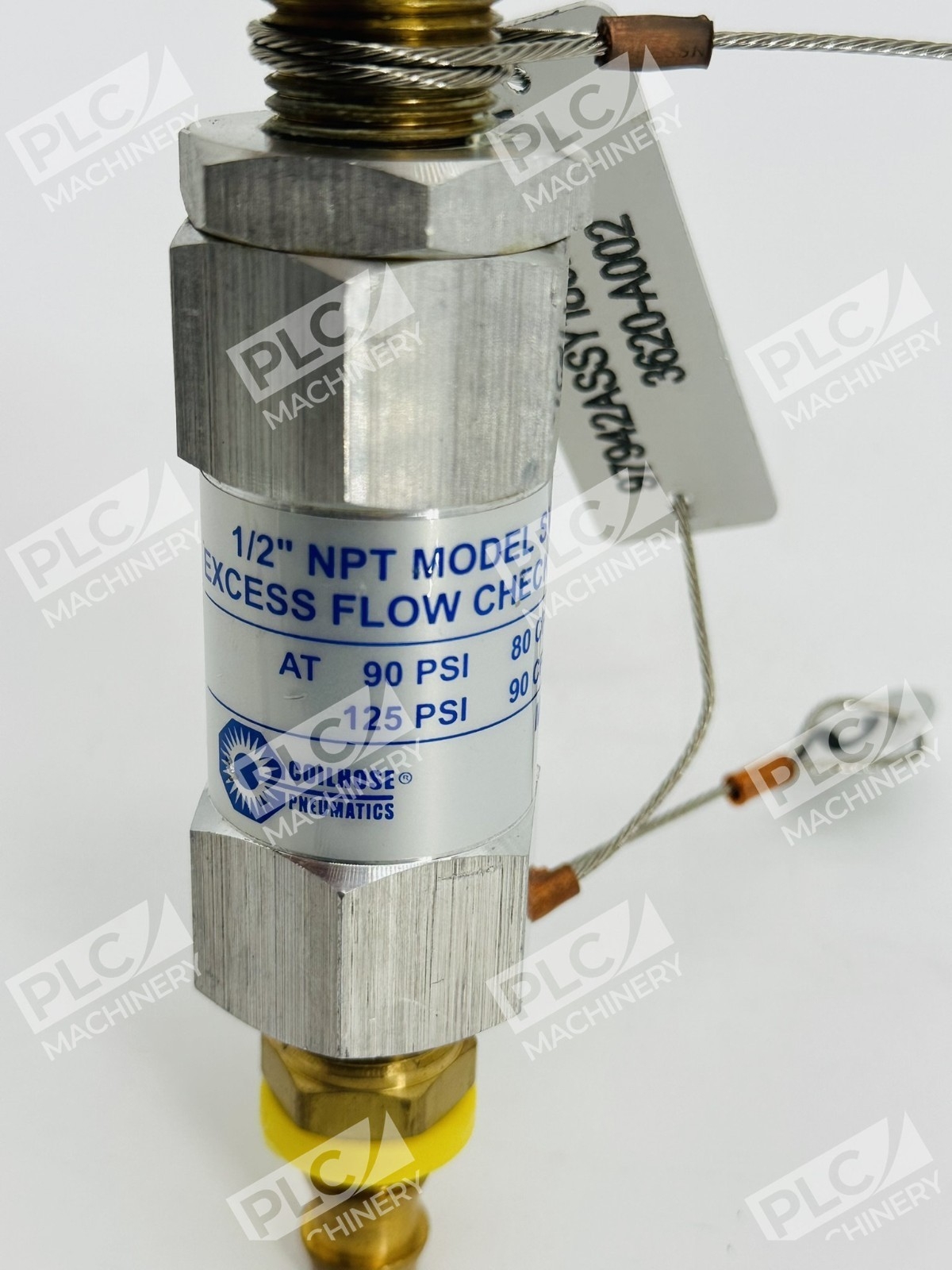 Coilhose Pneumatics SV804 Safety Excess Flow Check Valve 1/2" NPT - Image 6