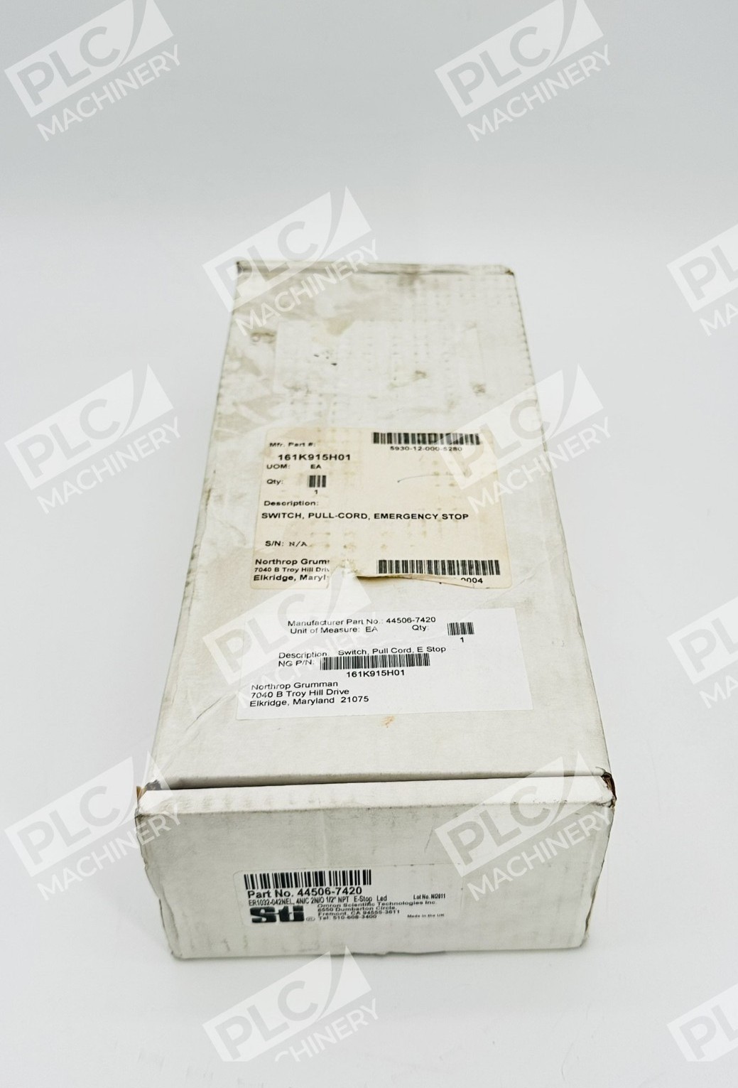 STI ER1032-042NEL Emergency Stop Pushbutton Switch LED 44506-7420