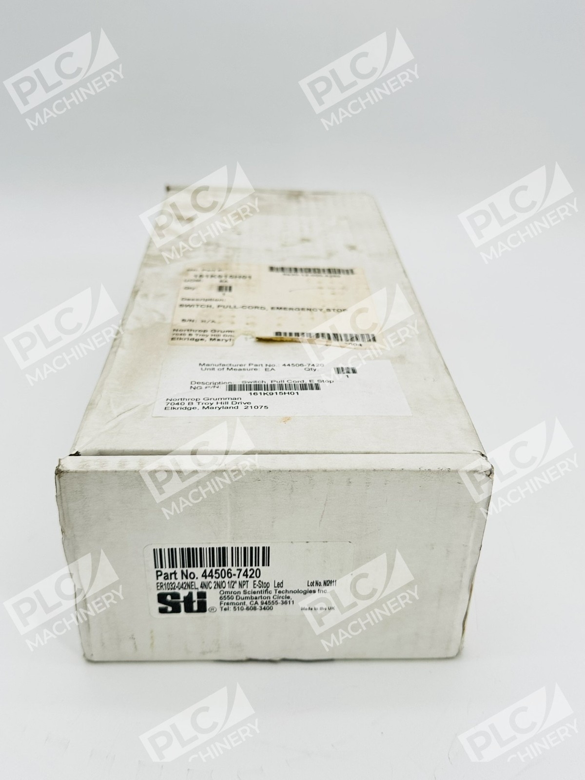 STI ER1032-042NEL Emergency Stop Pushbutton Switch LED 44506-7420 - Image 2