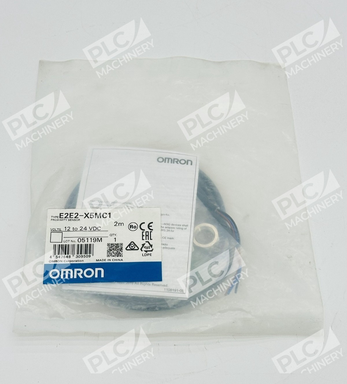 Omron E2E2-X5MC1 Inductive Proximity Sensor 12-24VDC 2m