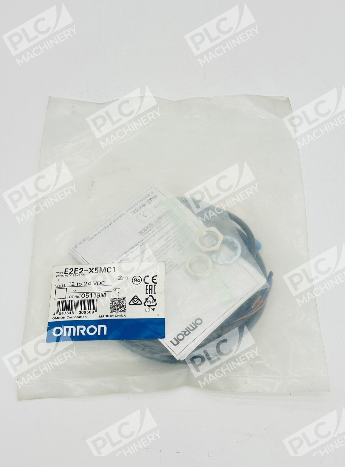 Omron E2E2-X5MC1 Inductive Proximity Sensor 2m 12-24VDC