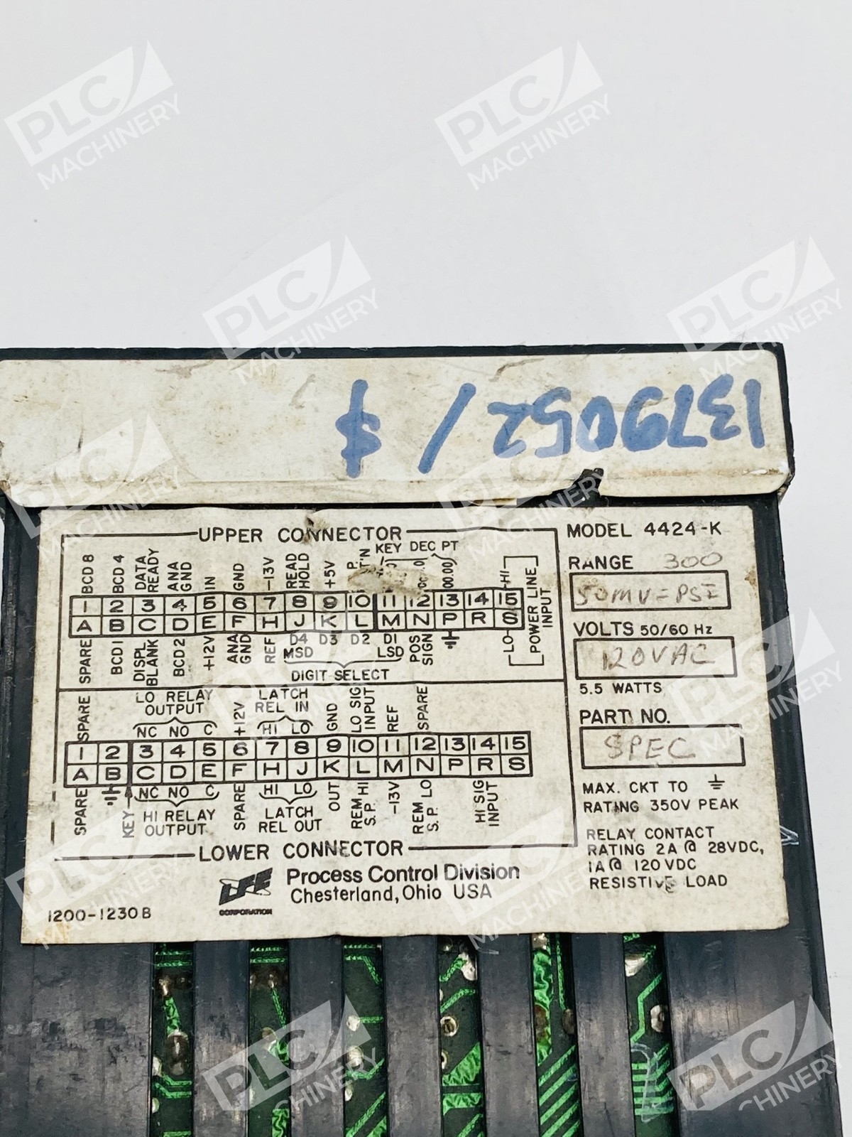 LFE Corporation 4424-K Digital Panel Meter - Image 7