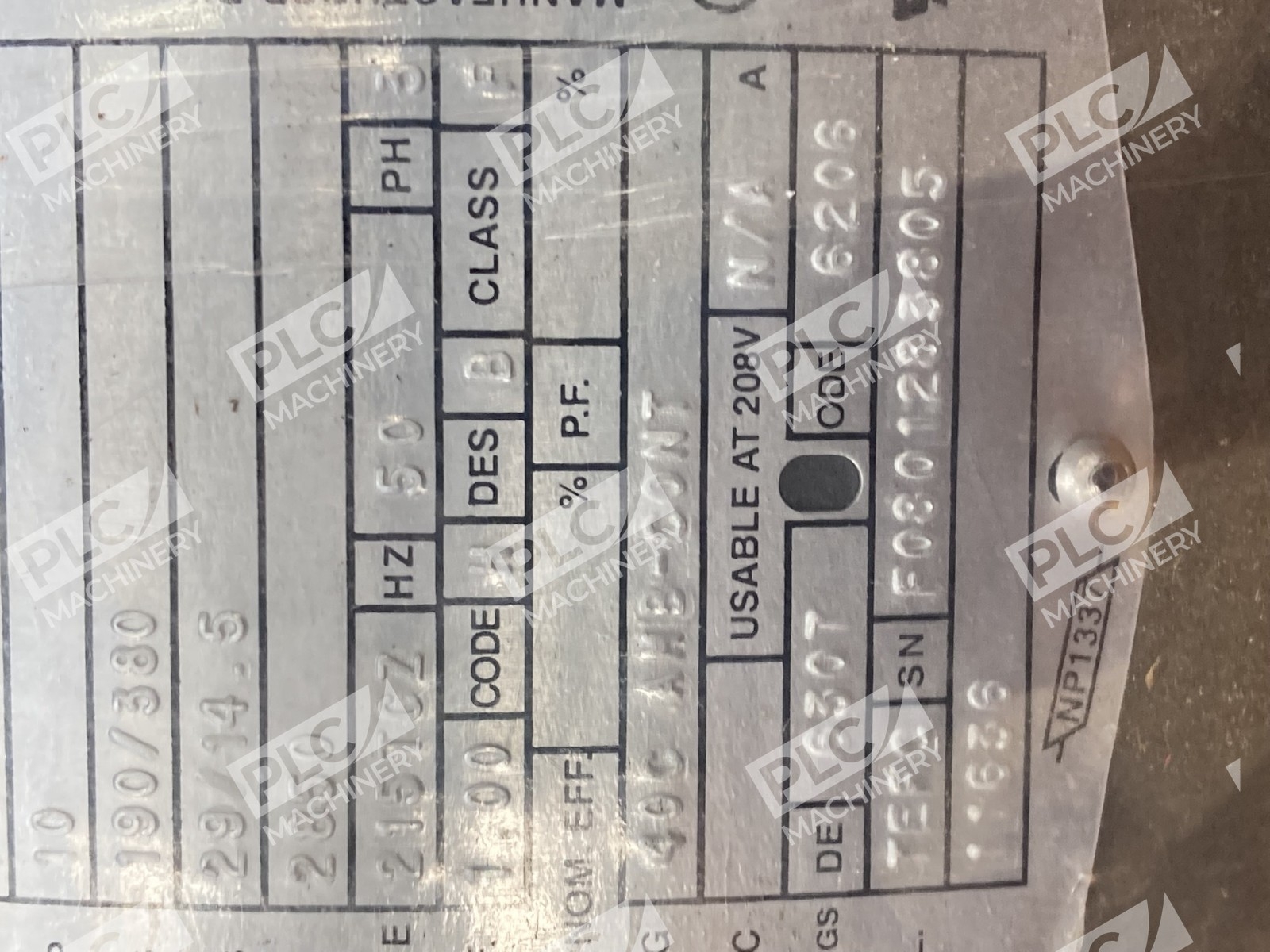 Baldor 37G685Y534G1 Industrial Electric Motor 11636 - Image 8