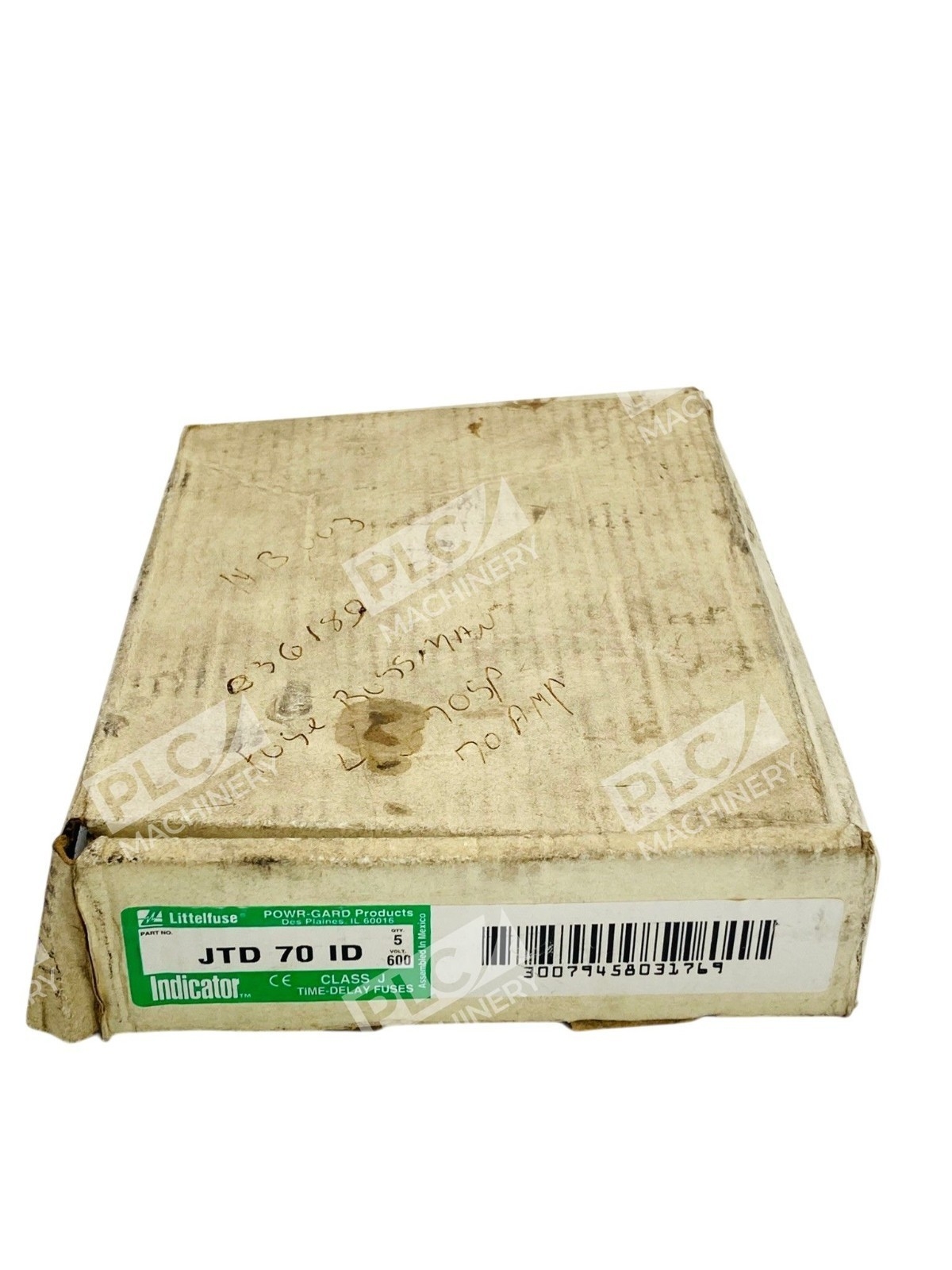 TD70 ID - POWR-GARD - Littelfuse Indicator Time-Delay Fuse Box of 5
