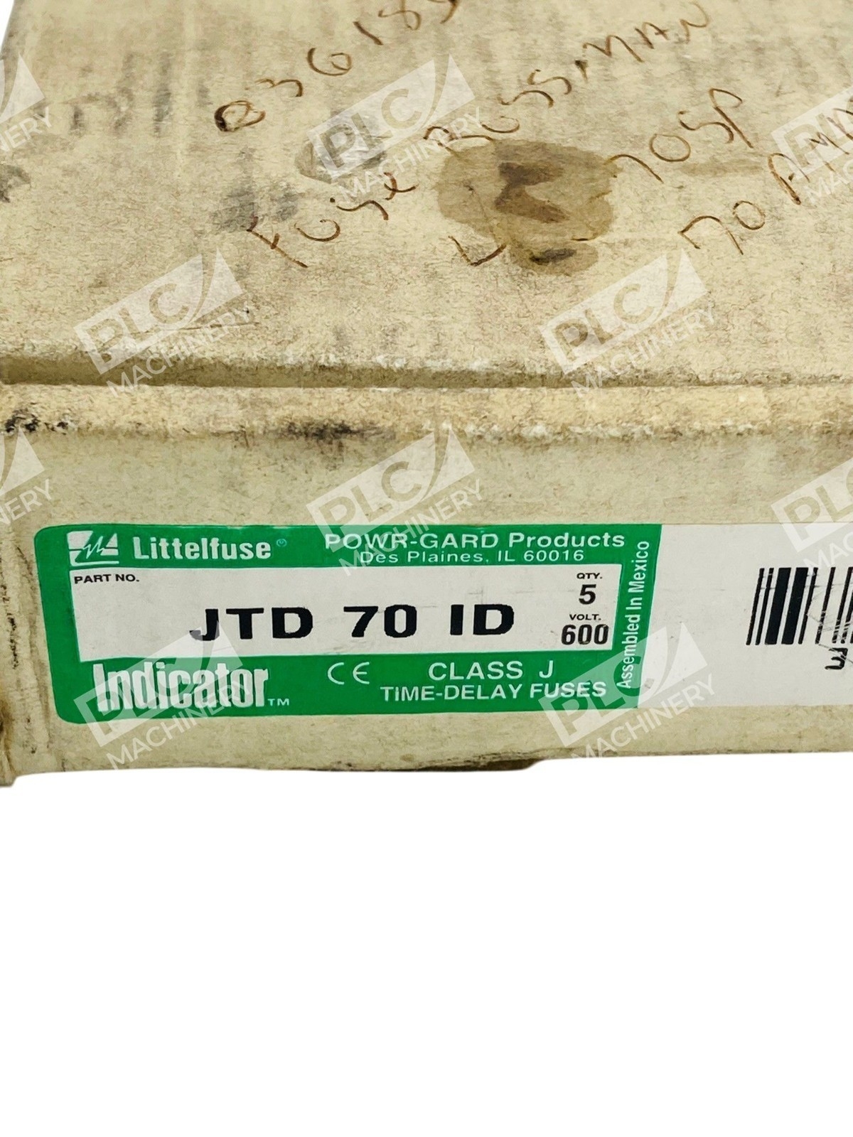 TD70 ID - POWR-GARD - Littelfuse Indicator Time-Delay Fuse Box of 5 - Image 3