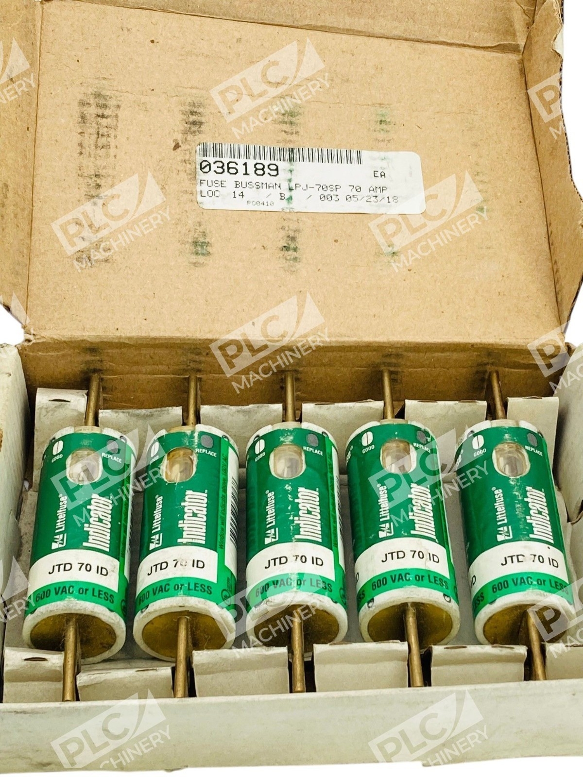 TD70 ID - POWR-GARD - Littelfuse Indicator Time-Delay Fuse Box of 5 - Image 4