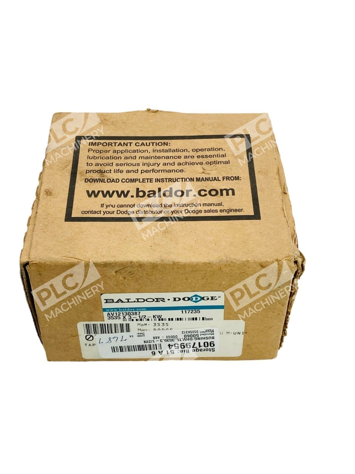 117235 - Baldor Dodge - Taper-Lock Bushing 3535 3-1/2" Bore