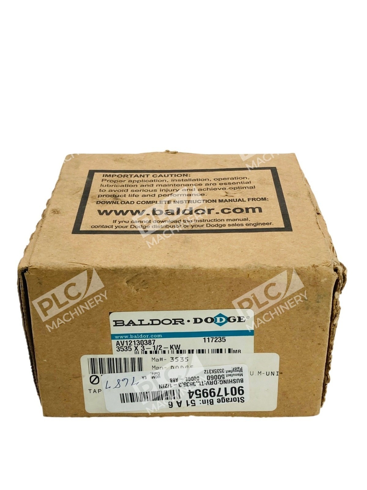 117235 - Baldor Dodge - Taper-Lock Bushing 3535 3-1/2" Bore - Image 2