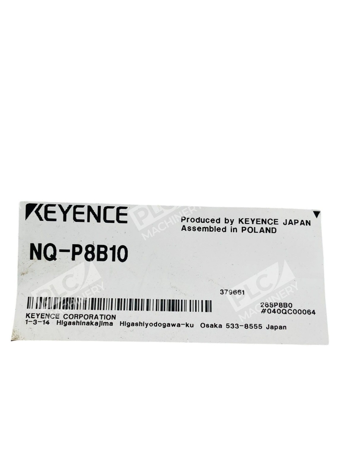 NQ-P8B10 - Keyence - Sensor Connector Communication Unit - Image 2