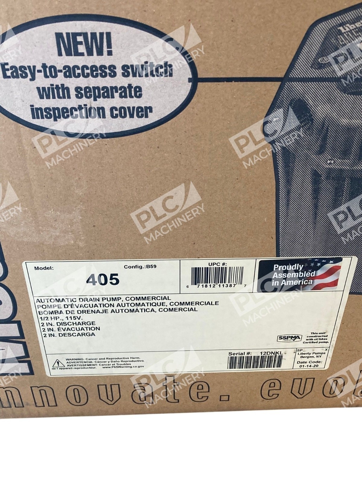 405 - Liberty Pumps - Commercial Drain Pump 1/2HP - Image 3