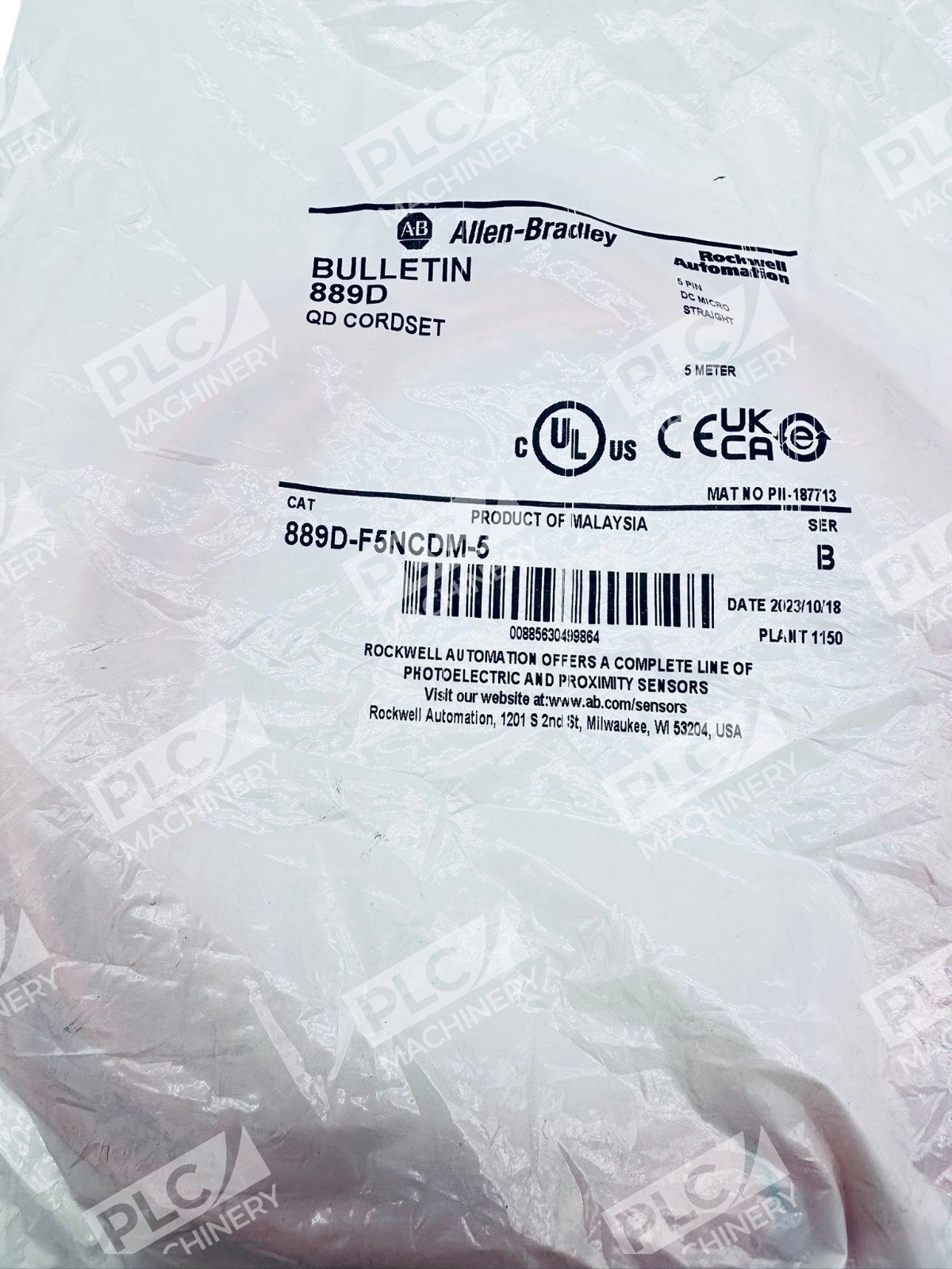 889D-F5NCDM-5 Series B - Allen-Bradley - QD Cordset - Image 2