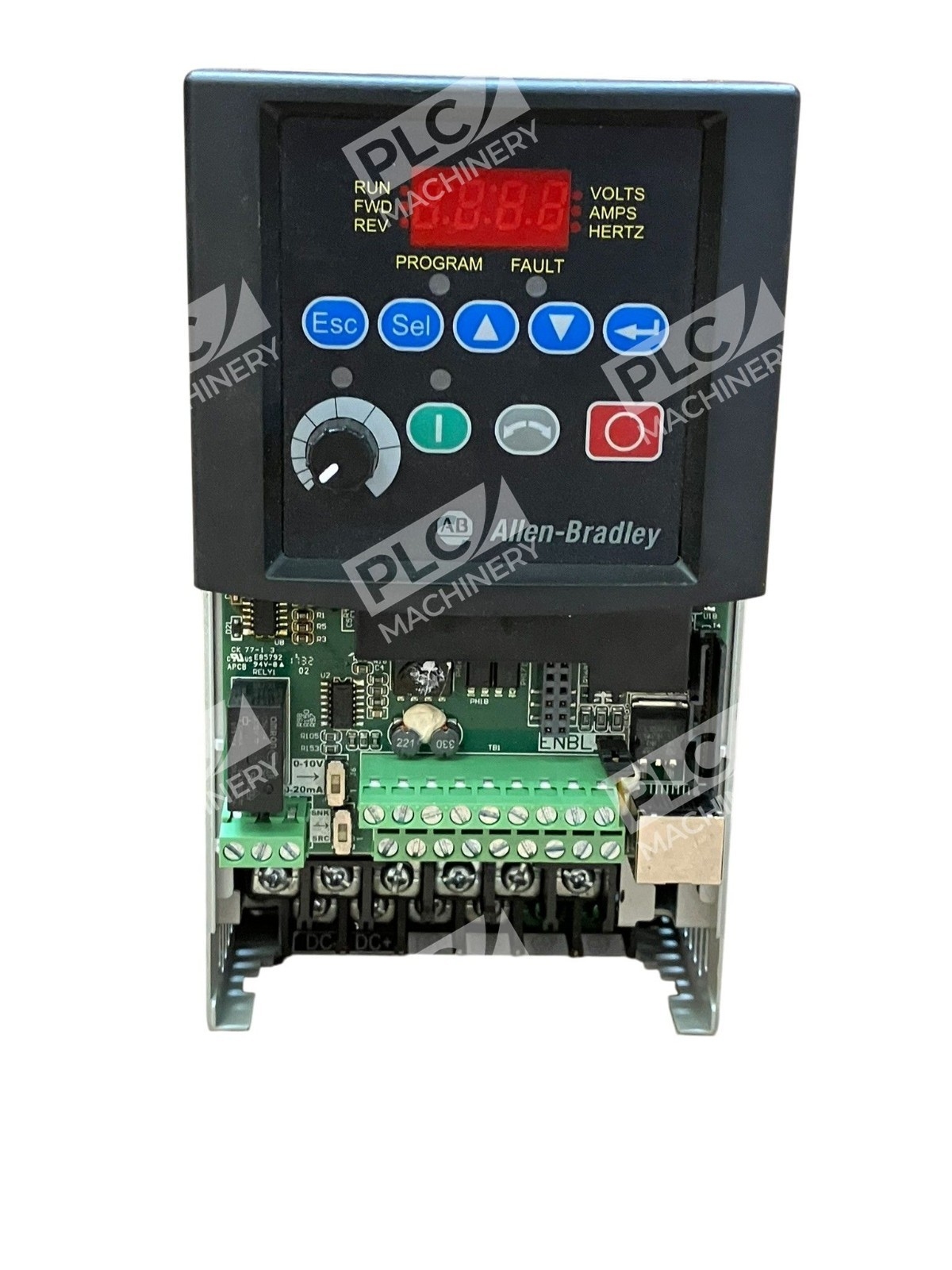 Allen-Bradley 22B-D2P3N104 PowerFlex 40 AC Drive 0.75 kW / 1.0 HP (FRN: 7.01)