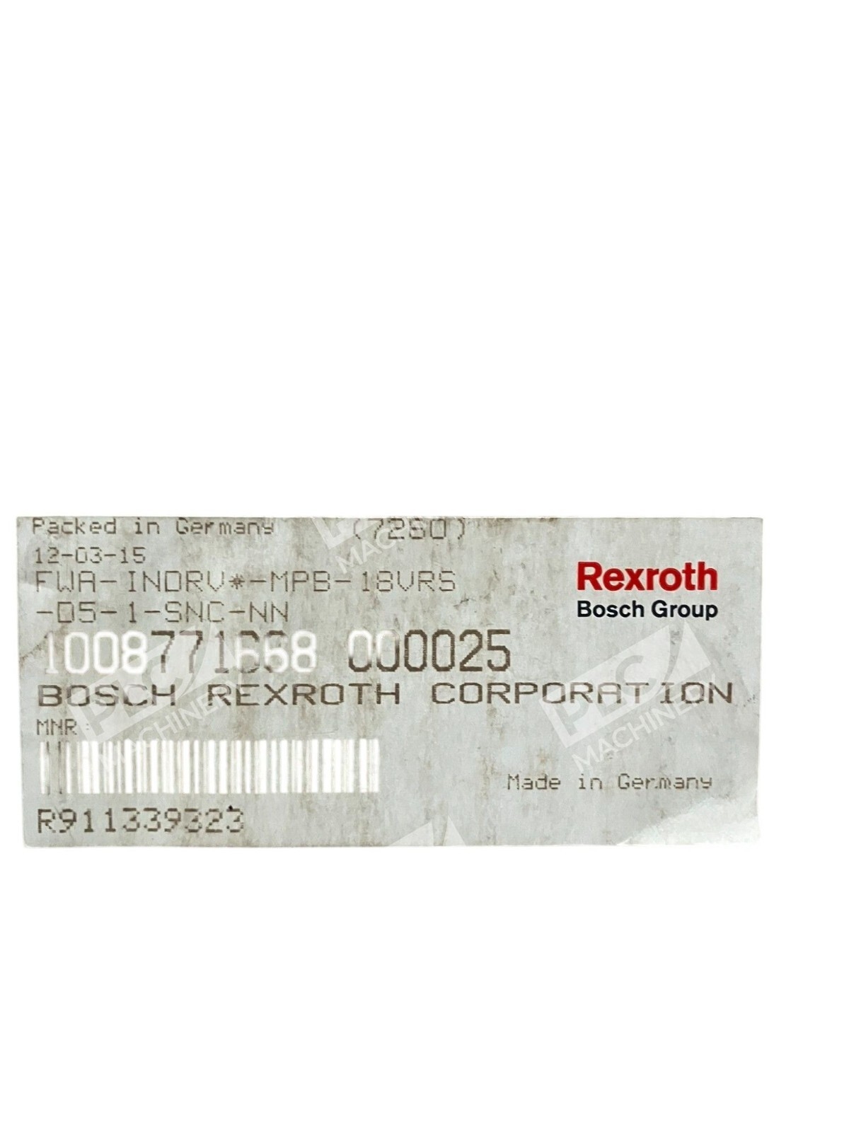 Rexroth Bosch Group R911369140 KSM02.1B-071C-24N-S1-HP0-ET-L3-D7-NN-FW - Image 2
