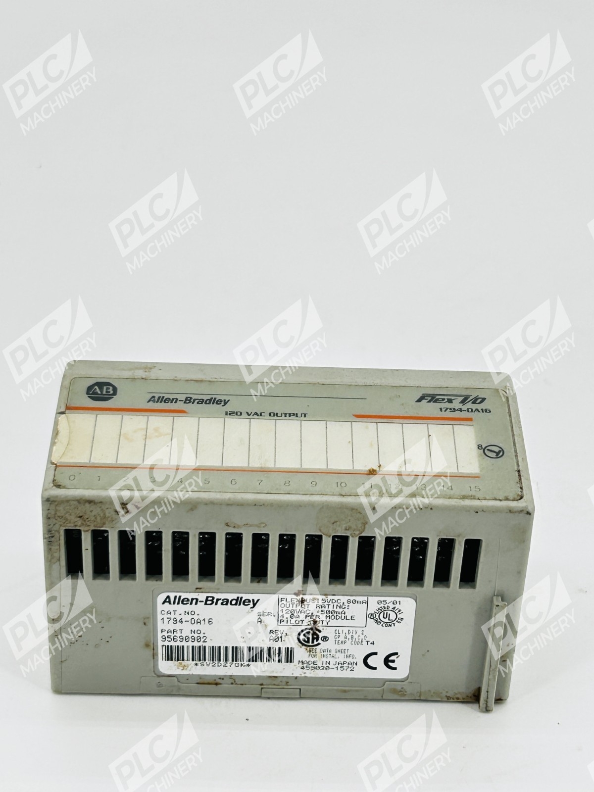 Allen Bradley 1794-OA16 Flex I/O 16 Point Output Module Rev. A01 Ser A - Image 2