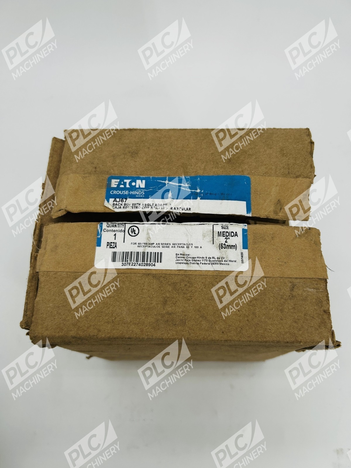 Eaton Crouse-Hinds AJ67 Back Box with Angle Adapter 100A