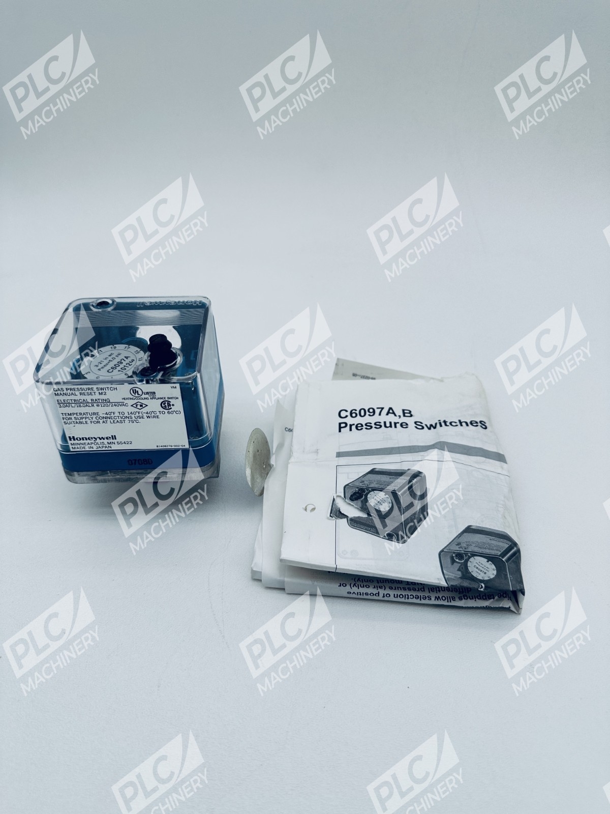 Honeywell C6097A1012 Gas Pressure Switch Manual Reset - Image 2