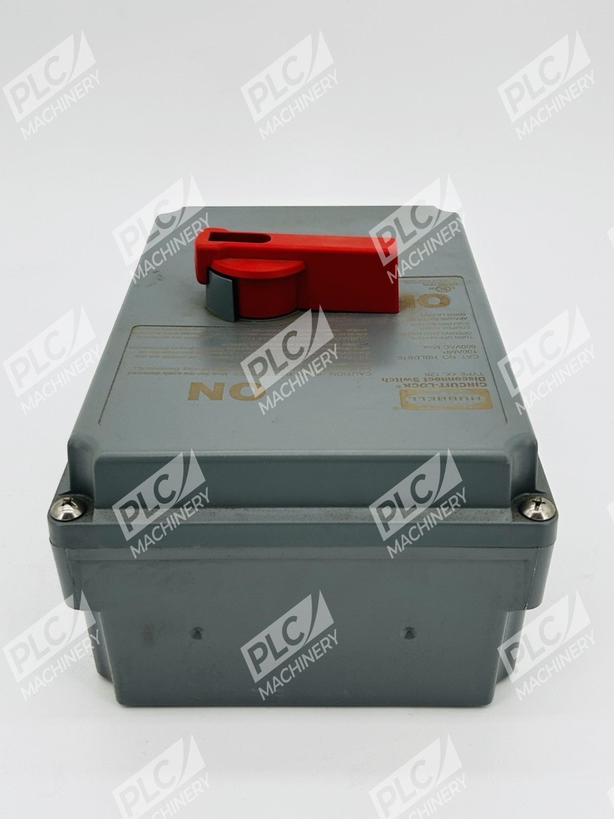 Hubbell HBLDS10 Circuit-Lock Disconnect Switch Type 4X 100A 600VAC - Image 7