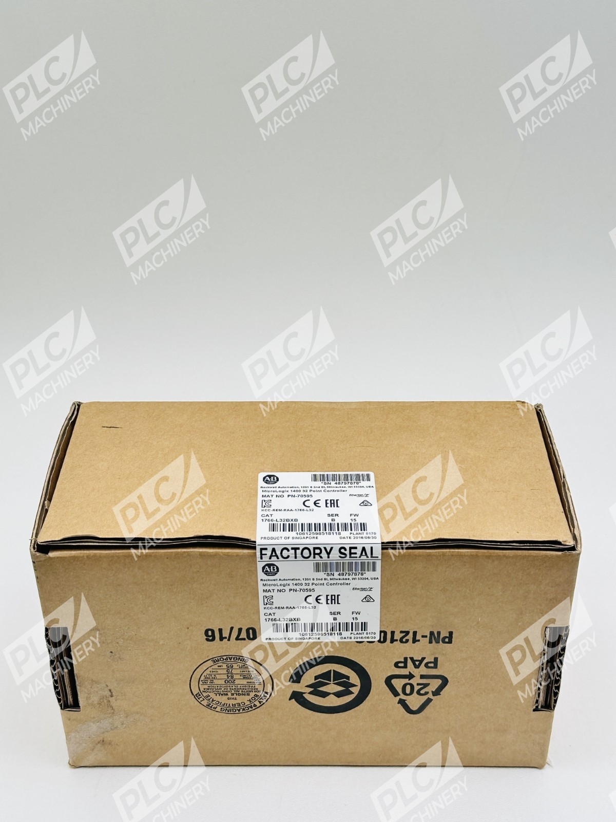 Allen Bradley 1766-L32BXB Series B MicroLogix 1400 32 Point Controller Sealed - Image 3