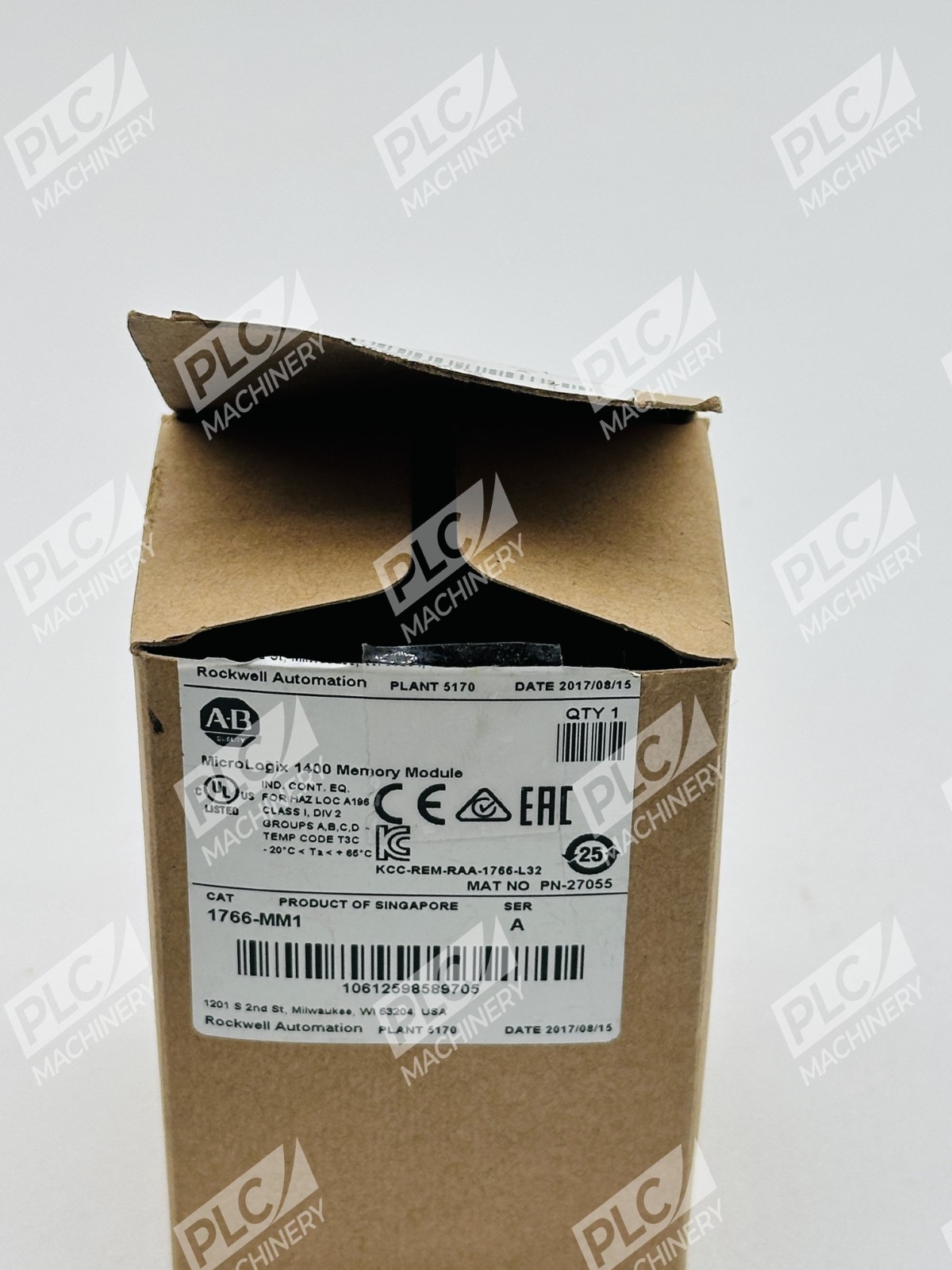 Allen Bradley 1766-MM1 Series A MicroLogix 1400 Memory Module - Image 3