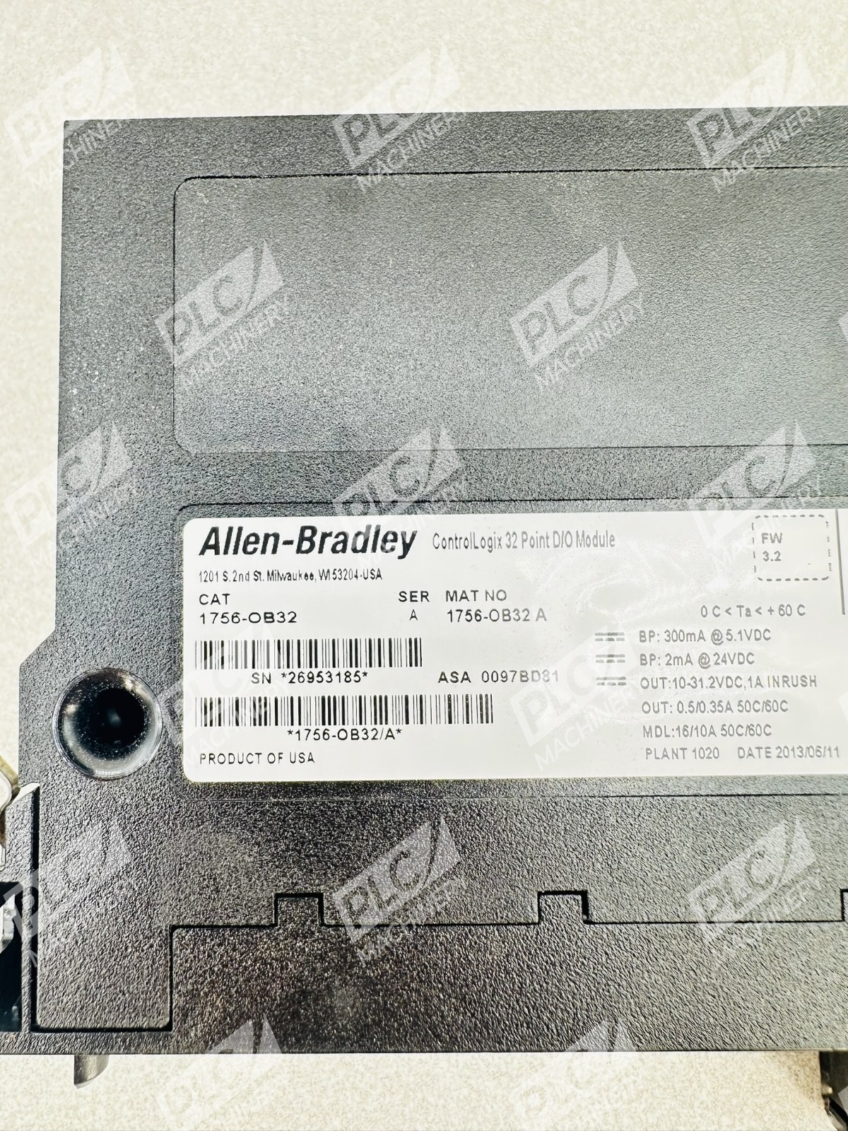 Allen Bradley 1756-OB32 Series A ControlLogix 32 Point D/O Module - Image 2