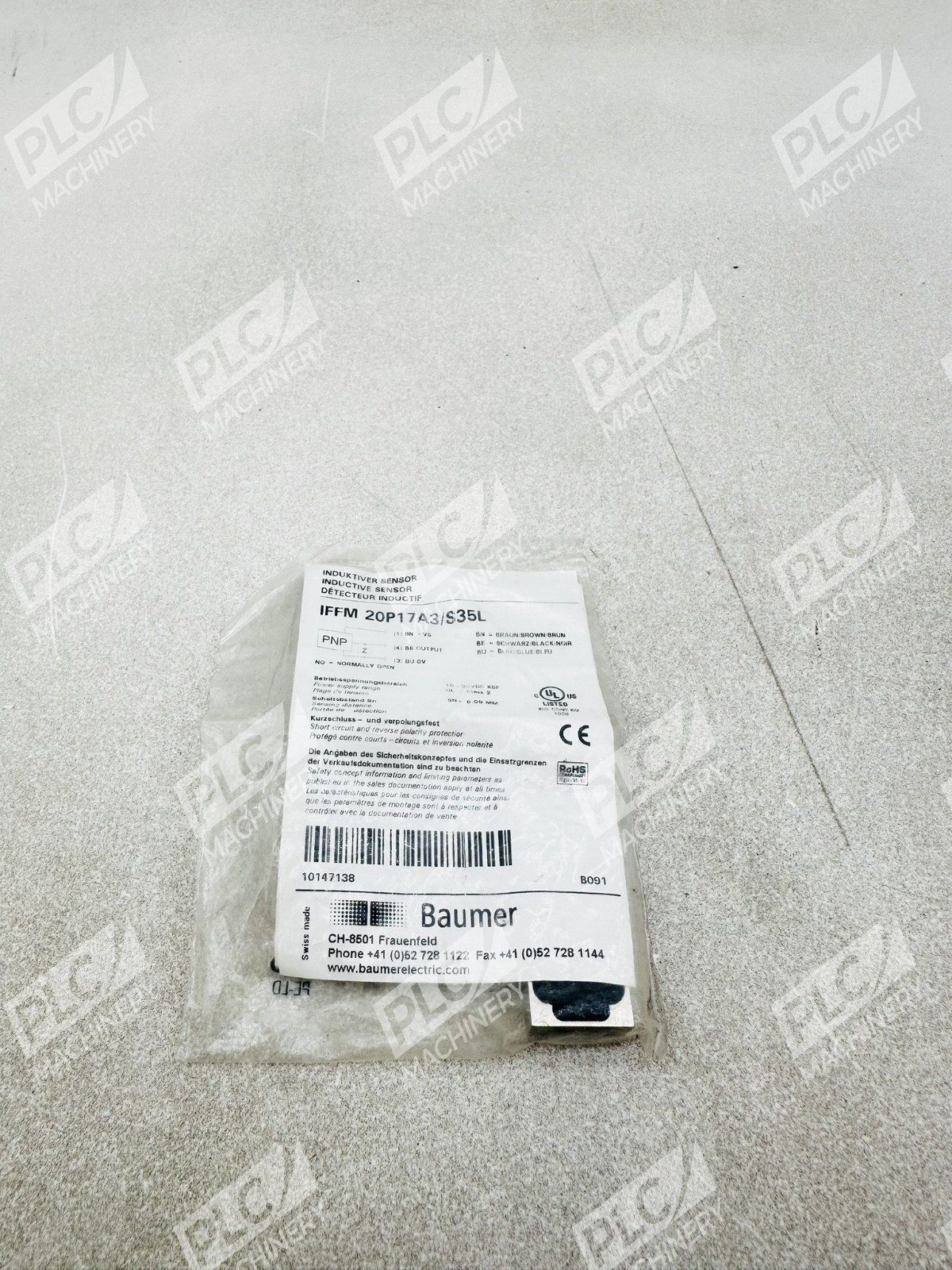 Baumer IFFM 20P17A3/S35L Inductive Sensor