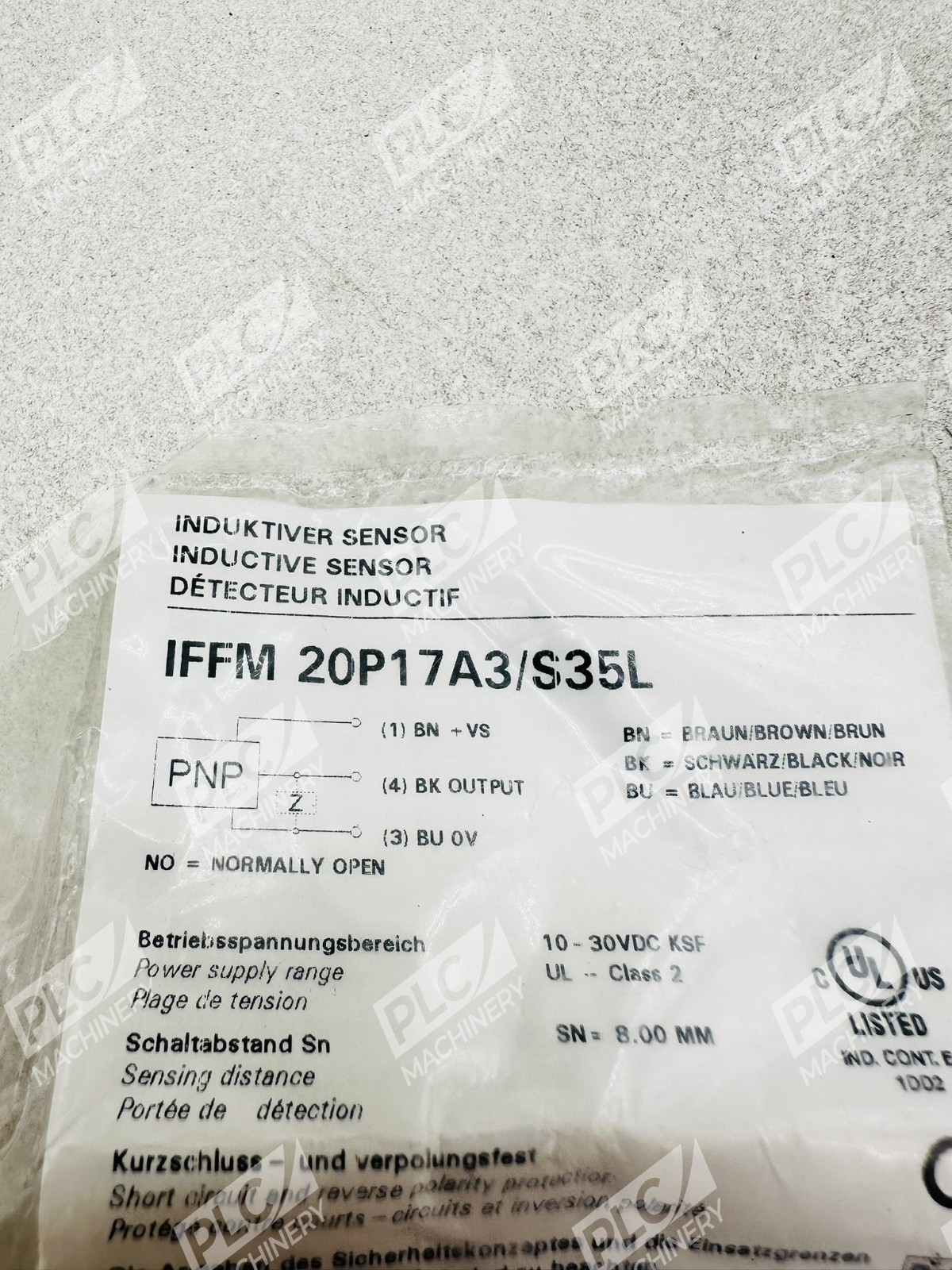 Baumer IFFM 20P17A3/S35L Inductive Sensor - Image 2