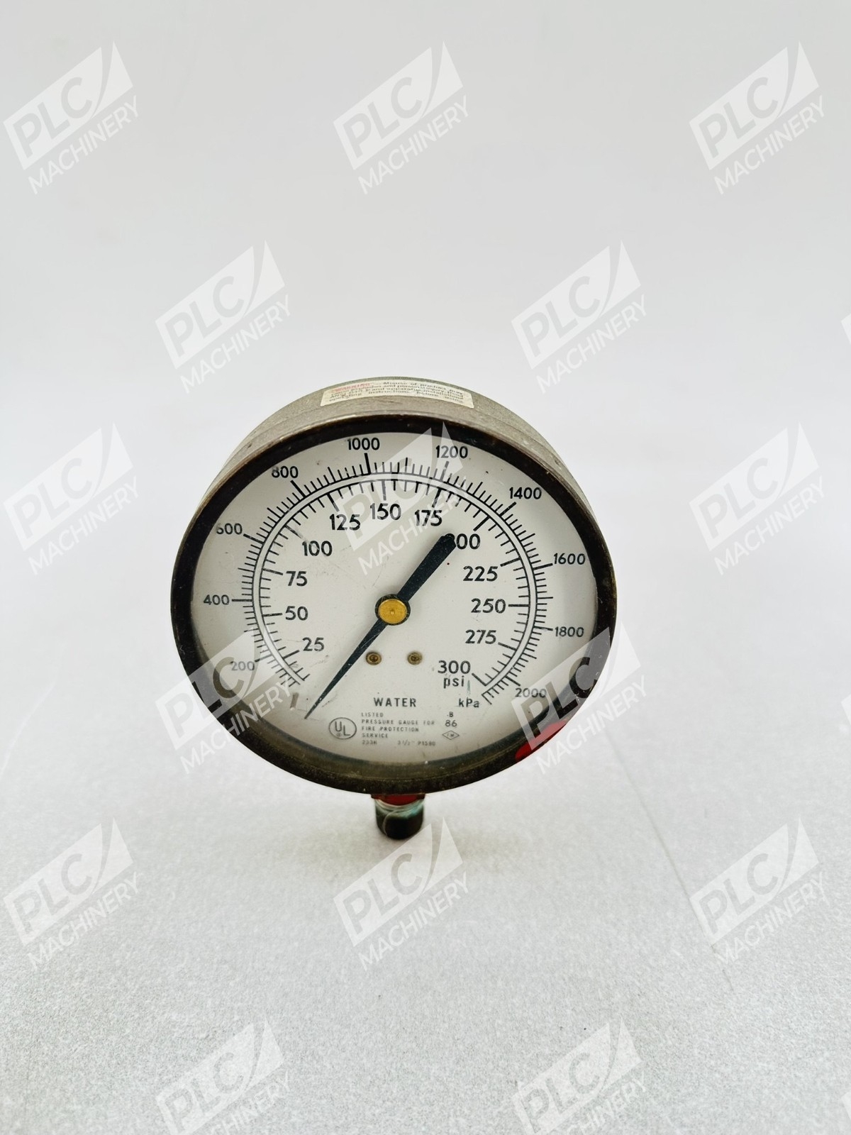 US Gauge 45460 Fire Protection Water Pressure Gauge 300 PSI