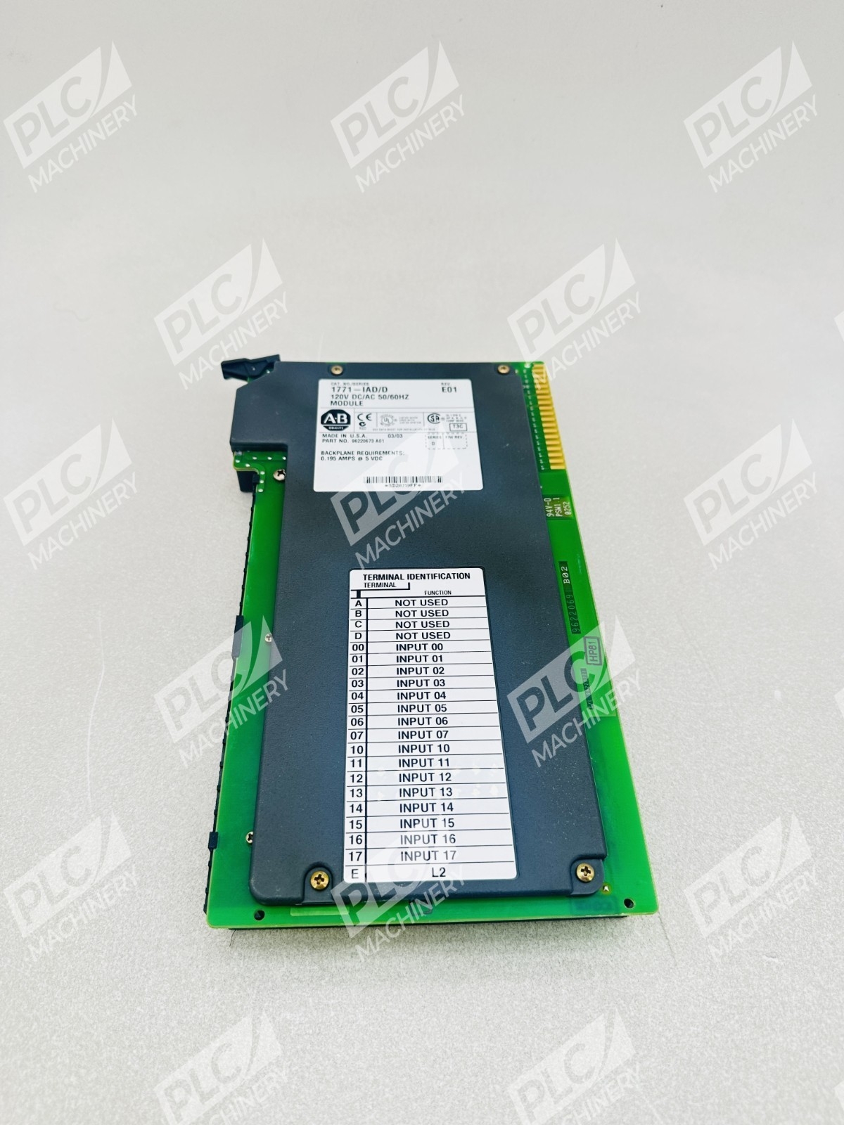Allen Bradley 1771-IAD Series D 120V DC/AC 50/60HZ Module - Image 3