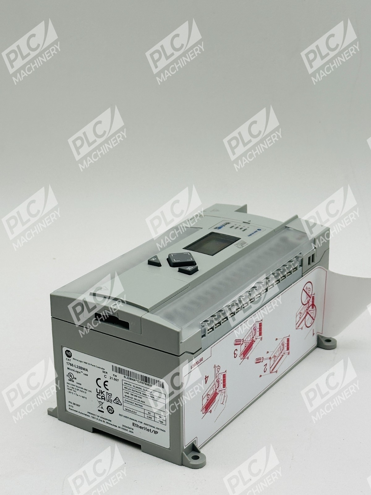 Allen Bradley 1766-L32BWA Series C MicroLogix 1400 32 Point Controller - Image 6