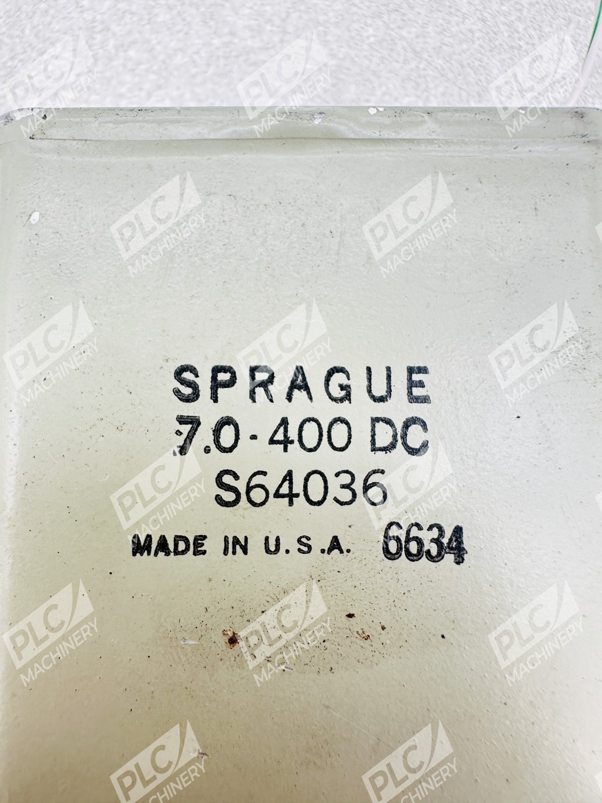 Sprague S64036 Oil Filled Capacitor 7.0uF 400VDC - Image 2