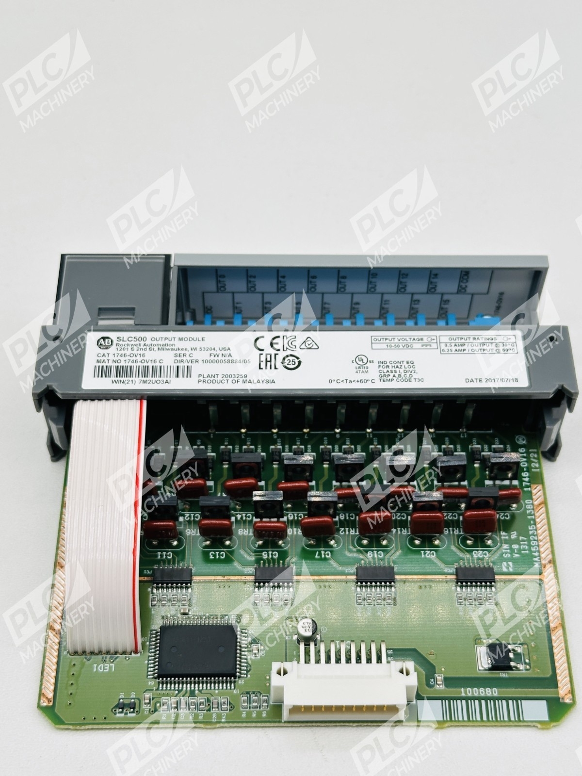 Allen Bradley 1746-OV16 Series C SLC500 24V DC Current Sinking Output Module - Image 4