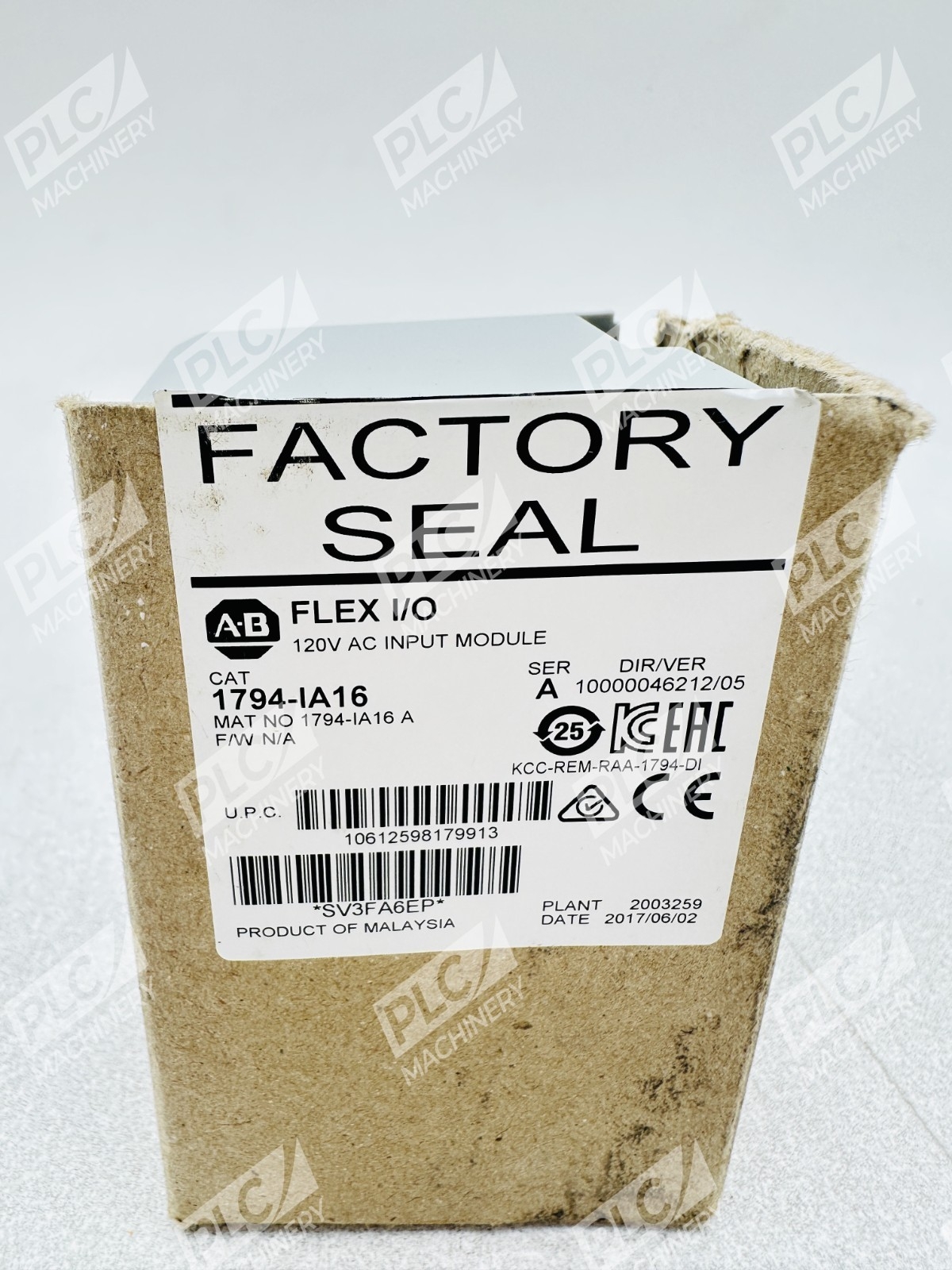 Allen Bradley 1794-IA16 Series A Flex I/O 120V AC Input Module