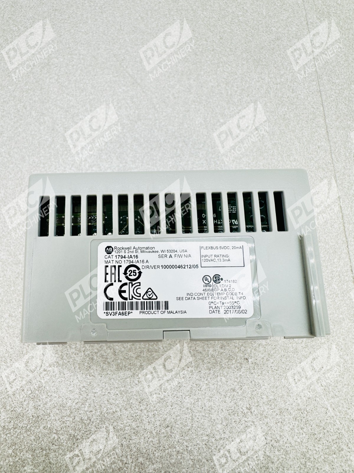 Allen Bradley 1794-IA16 Series A Flex I/O 120V AC Input Module - Image 5