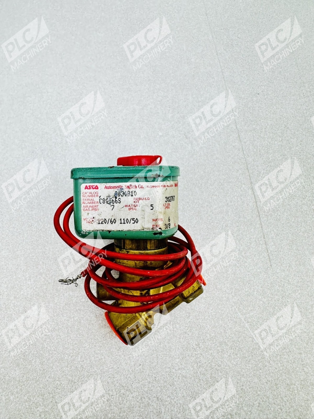 Asco 8030B10 Solenoid Valve 120/60 110/50VAC 6W Automatic Switch - Image 2