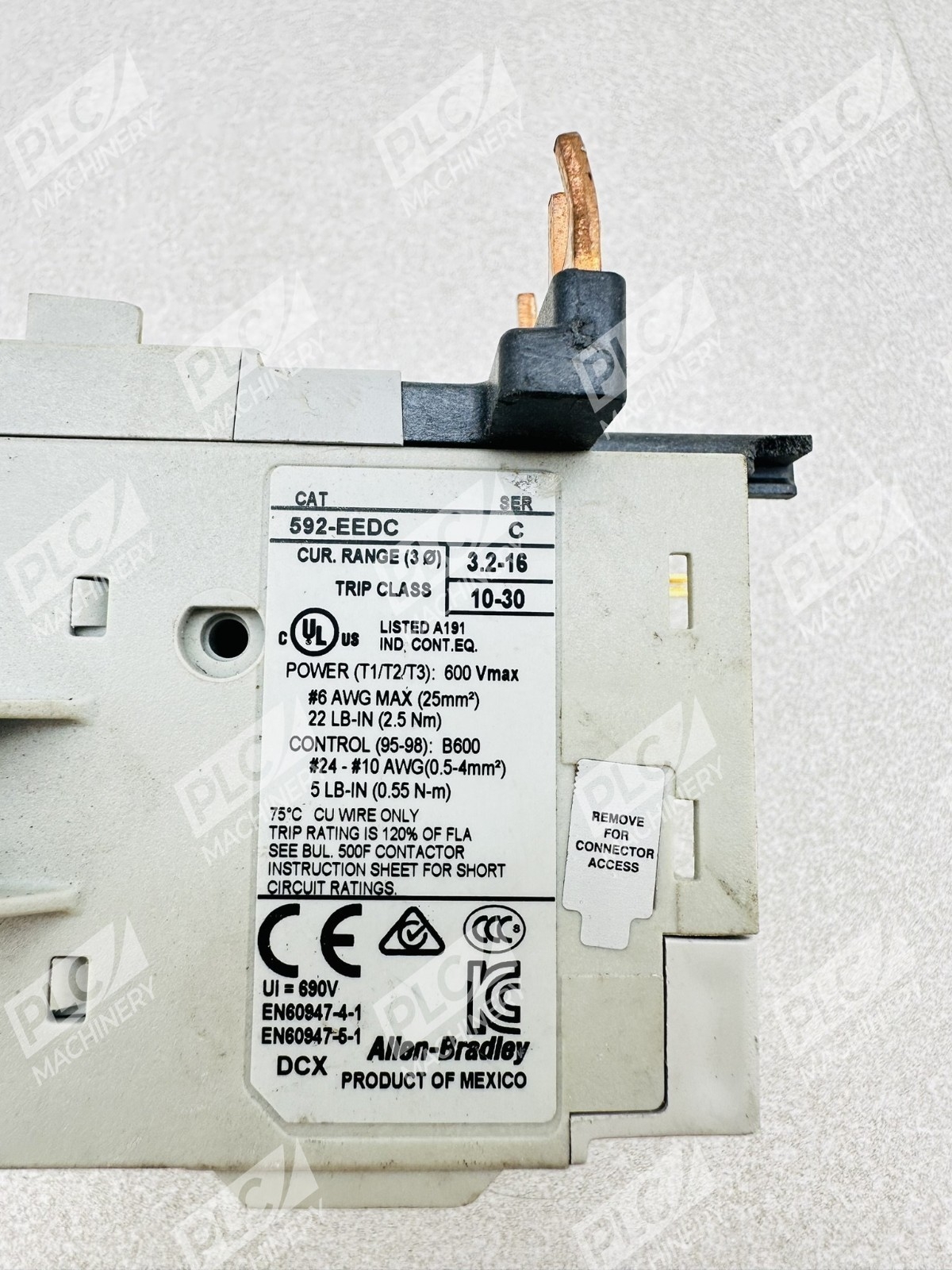 Allen Bradley 592-EEDC Solid-State Overload Relay Ser C - Image 4
