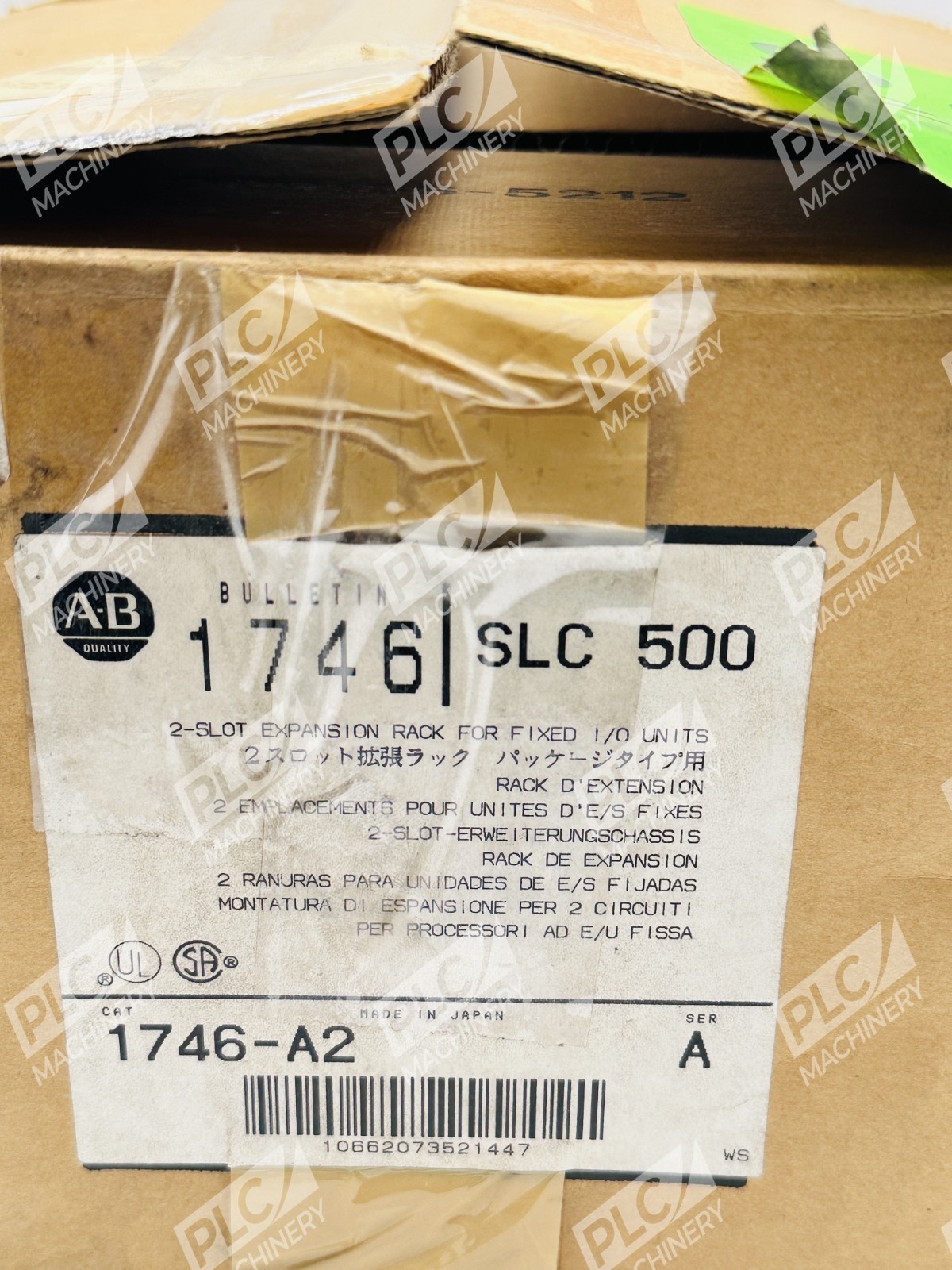 Allen Bradley 1746-A2 Series A SLC500 2-Slot Expansion Rack For Fixed I/O Units - Image 2