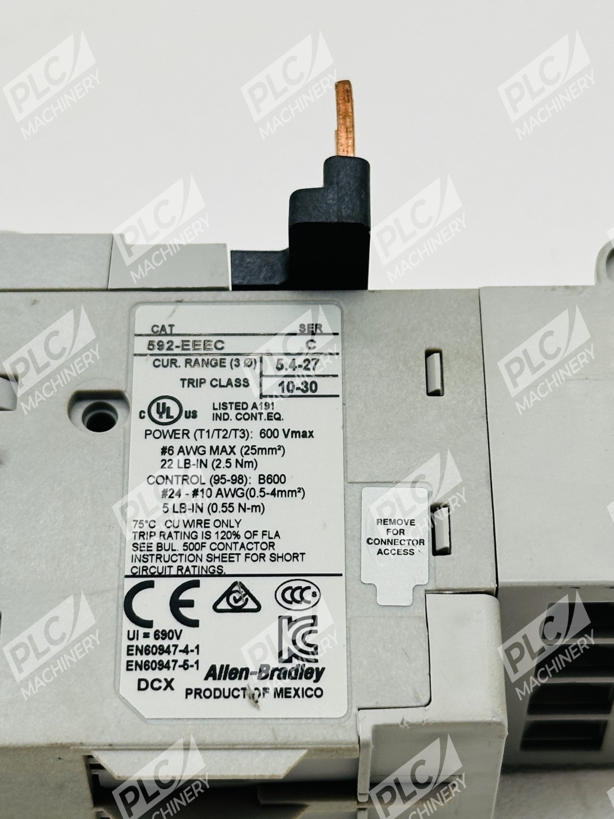 Allen Bradley 592-EEEC Series C E1 Plus Solid State Overload Relay - Image 8