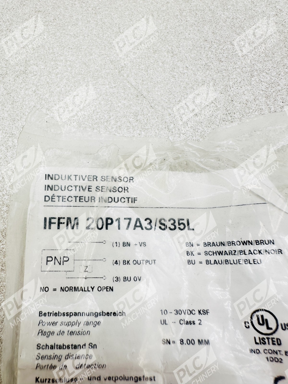 Baumer IFFM 20P17A3/S35L Inductive Proximity Sensor B045 - Image 2