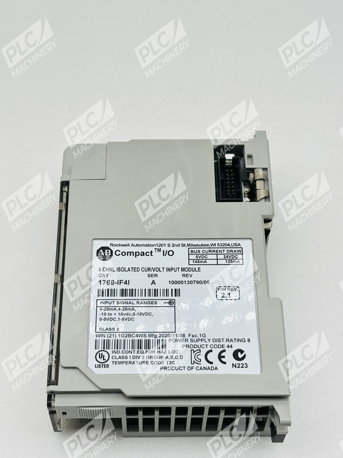 Allen Bradley 1769-IF4I Series A 4 Channel Isolated Cur/Volt Input Module - Image 3