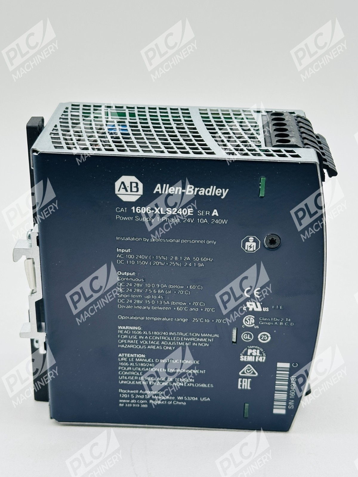 Allen Bradley 1606-XLS240E Series A DC Power Supply - Image 8