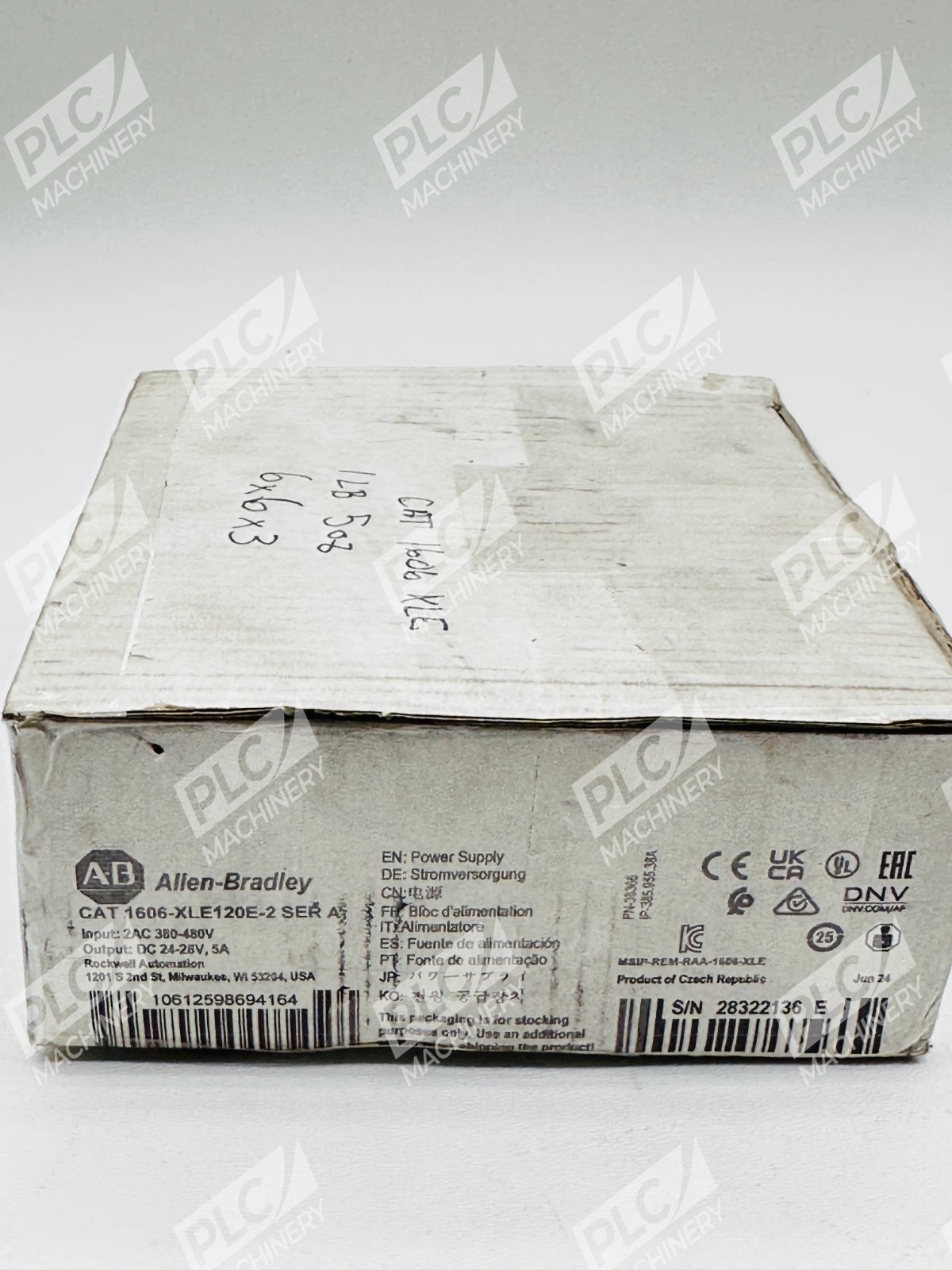 Allen Bradley 1606-XLE120E-2 Series A 24-28VDC 5A Power Supply