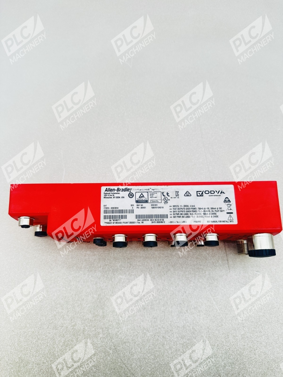Allen Bradley 1732ES-IB8XOBV4 Series A ArmorBlock Guard I/O Module - Image 2