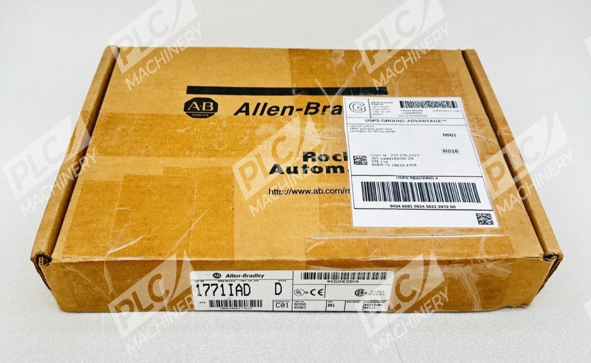 Allen Bradley 1771-IAD Series D 120V DC/AC Input Module Missing Block