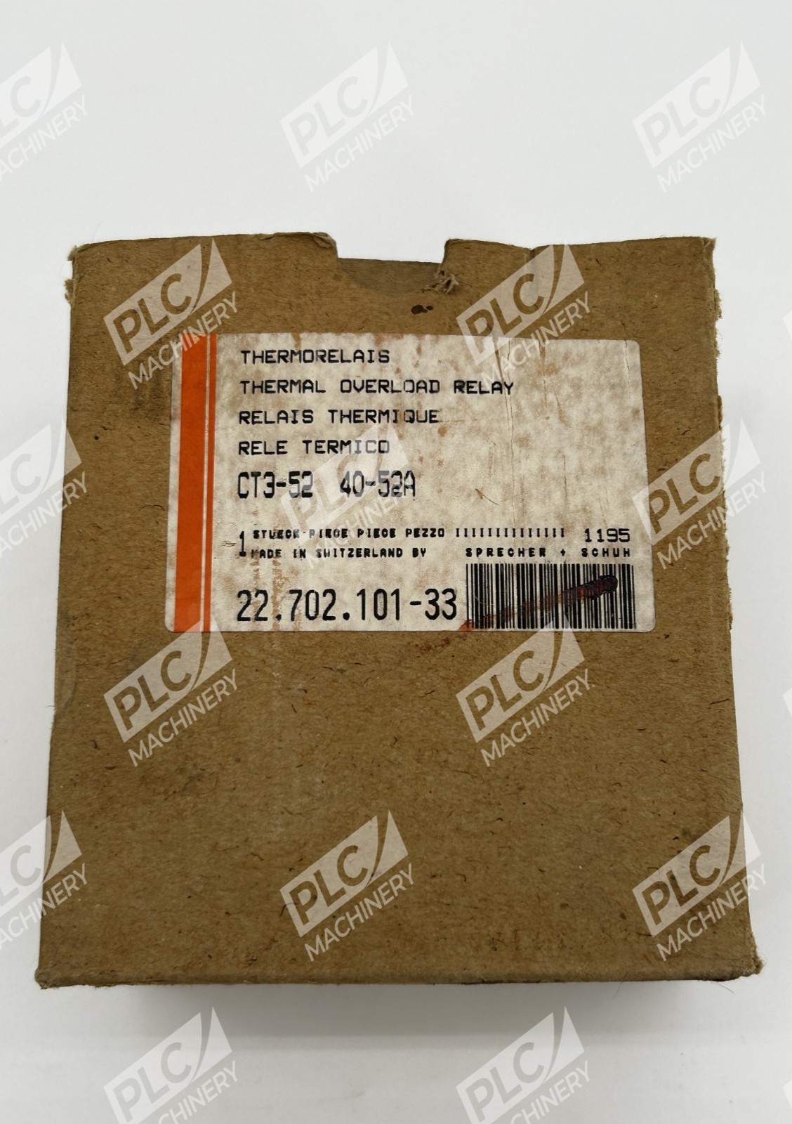Sprecher + Schuh CT3-52 Thermal Overload Relay 40-52A