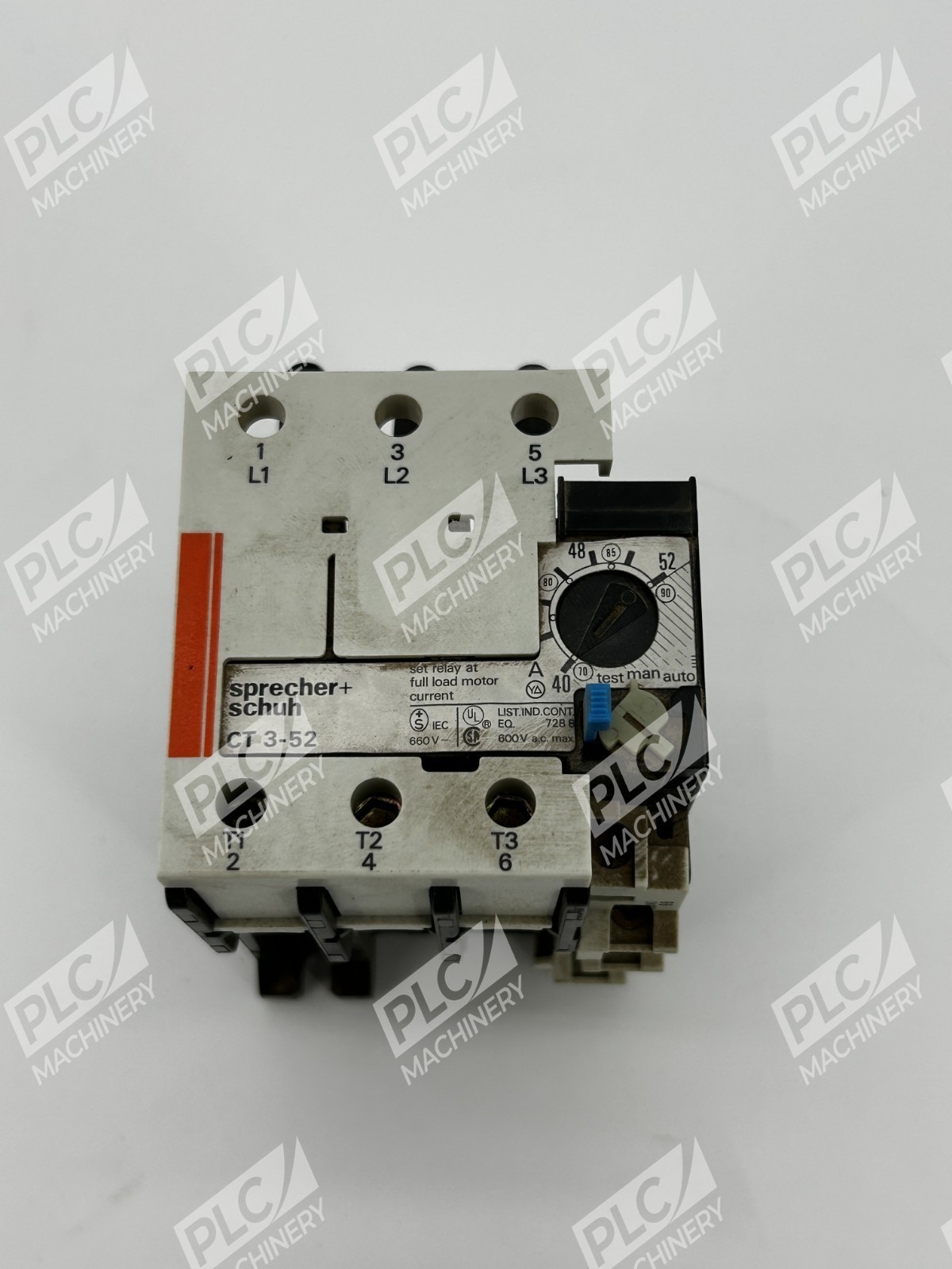 Sprecher + Schuh CT3-52 Thermal Overload Relay 40-52A - Image 2