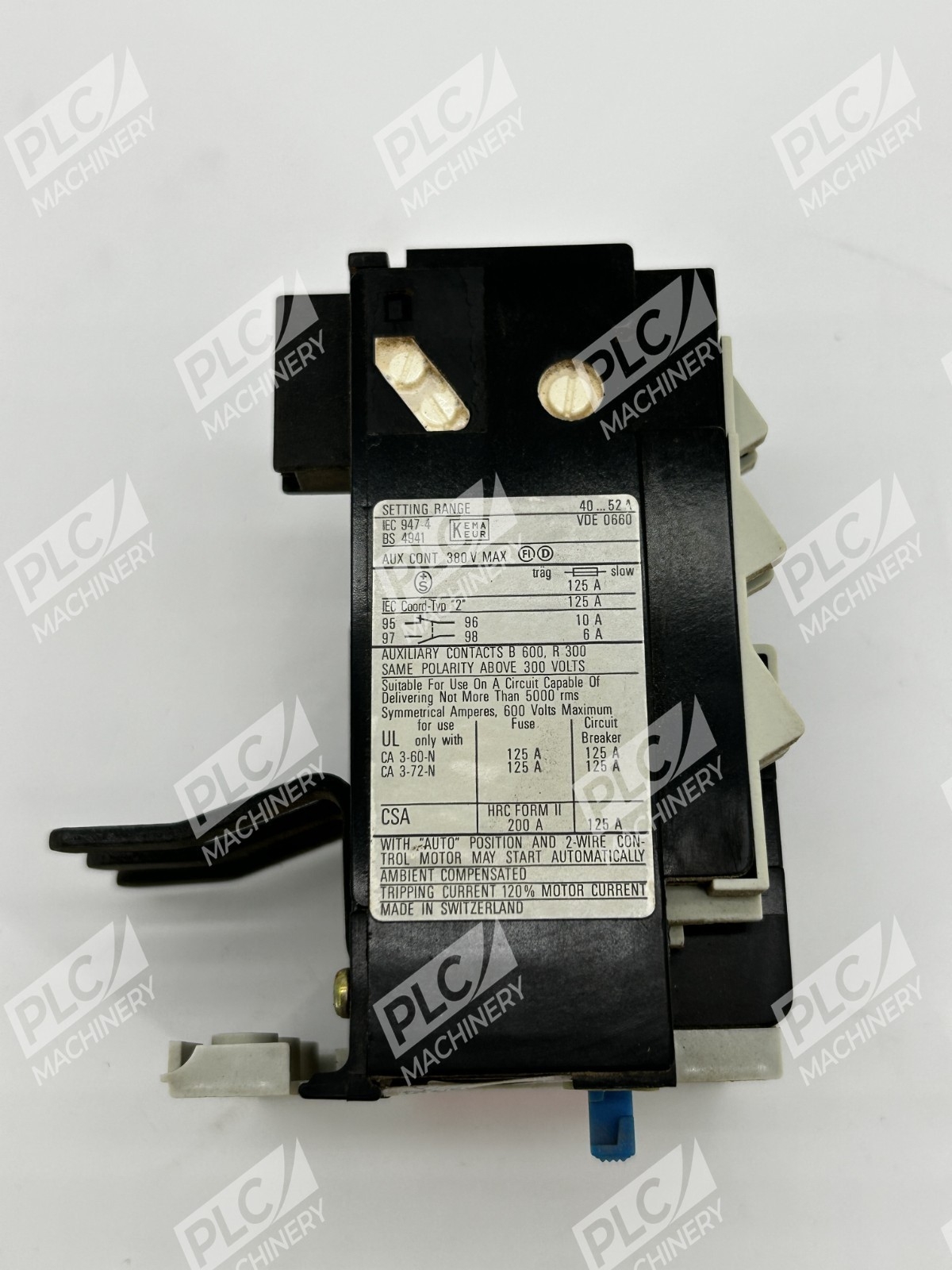 Sprecher + Schuh CT3-52 Thermal Overload Relay 40-52A - Image 3